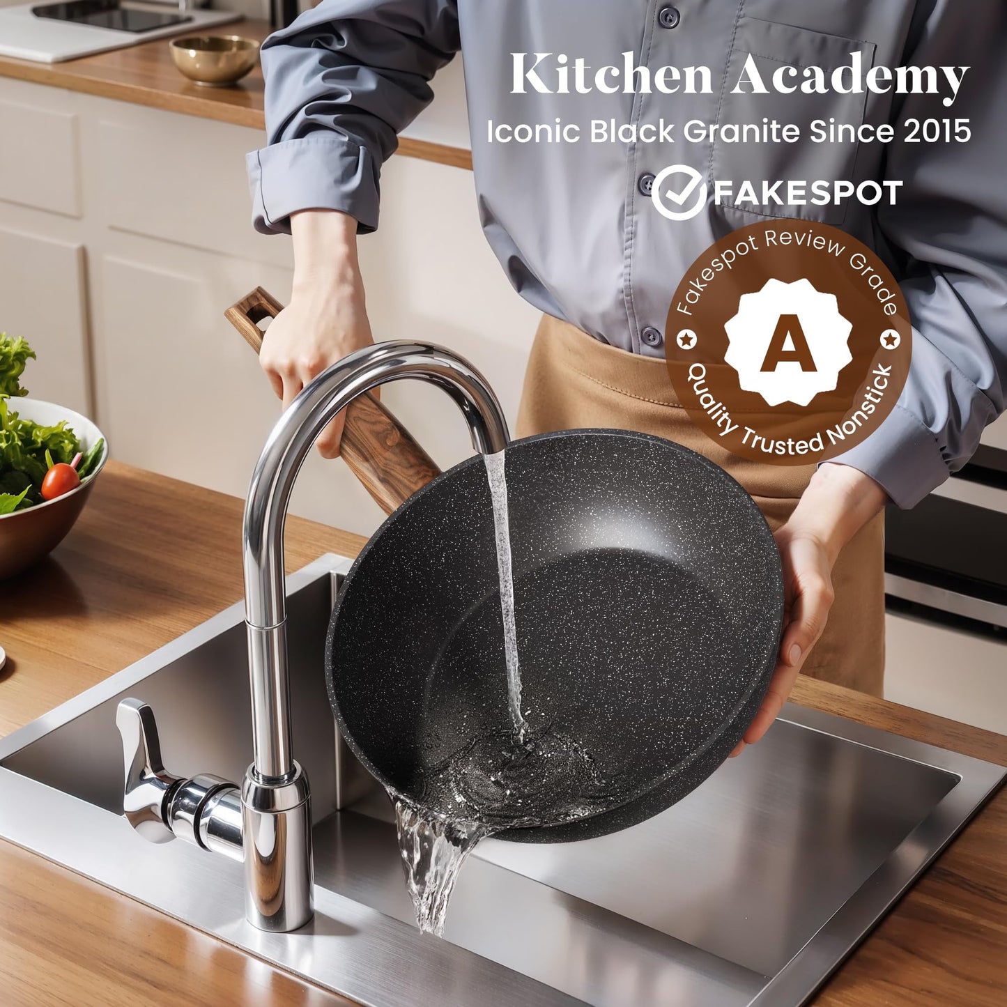 Kitchen Academy Induction Cookware Set…