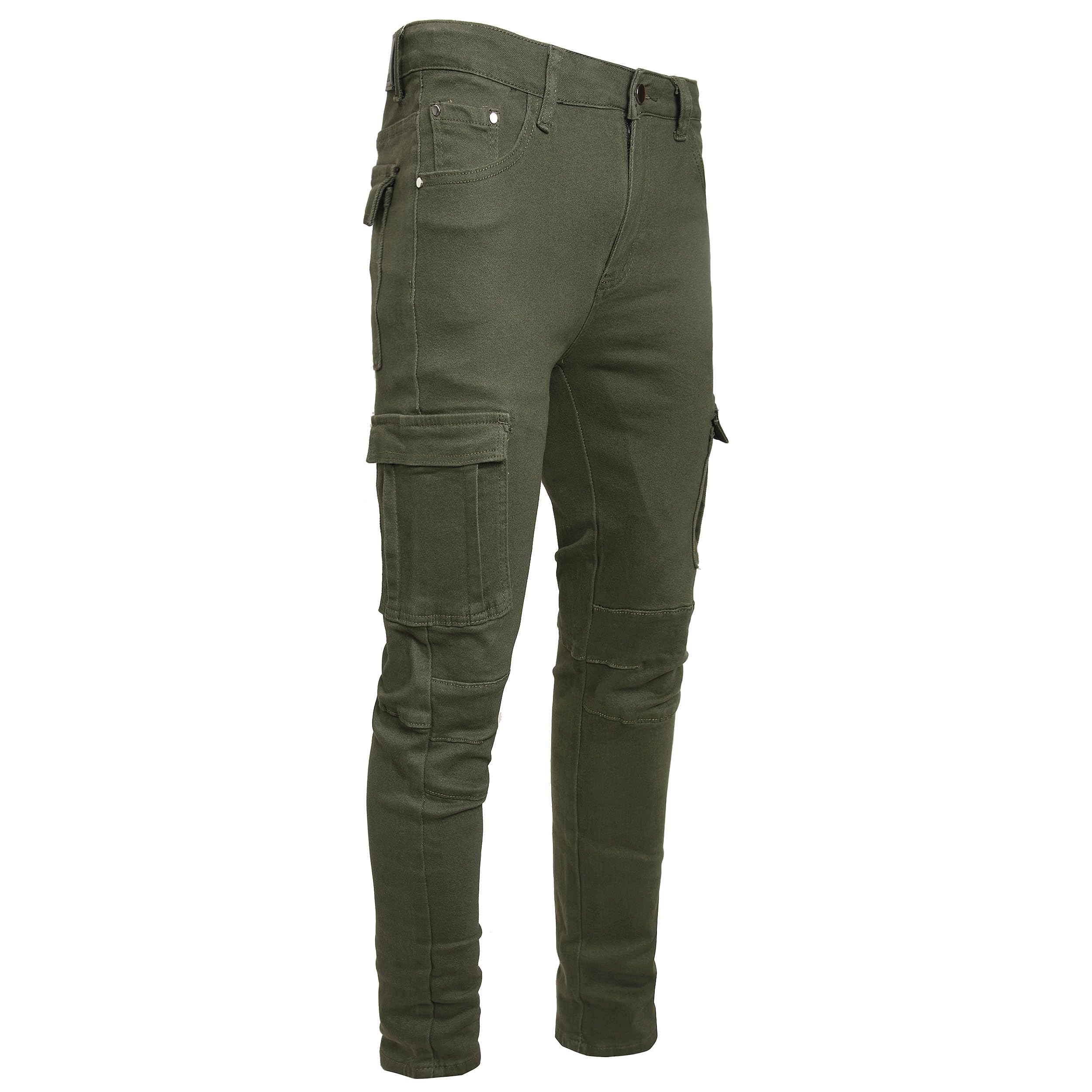 JUNBAOSS Men's Slim Fit Jeans Stretch Ripped Skinny Jeans for Men, Fashion Straight Leg Comfort Flex Waist Casual Pants