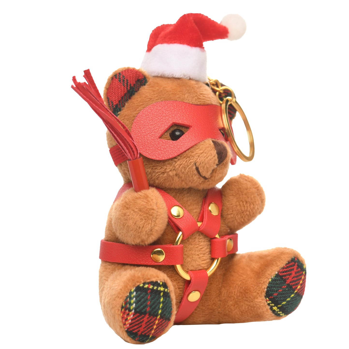 Master Series Holiday Bondage Bear Keychain