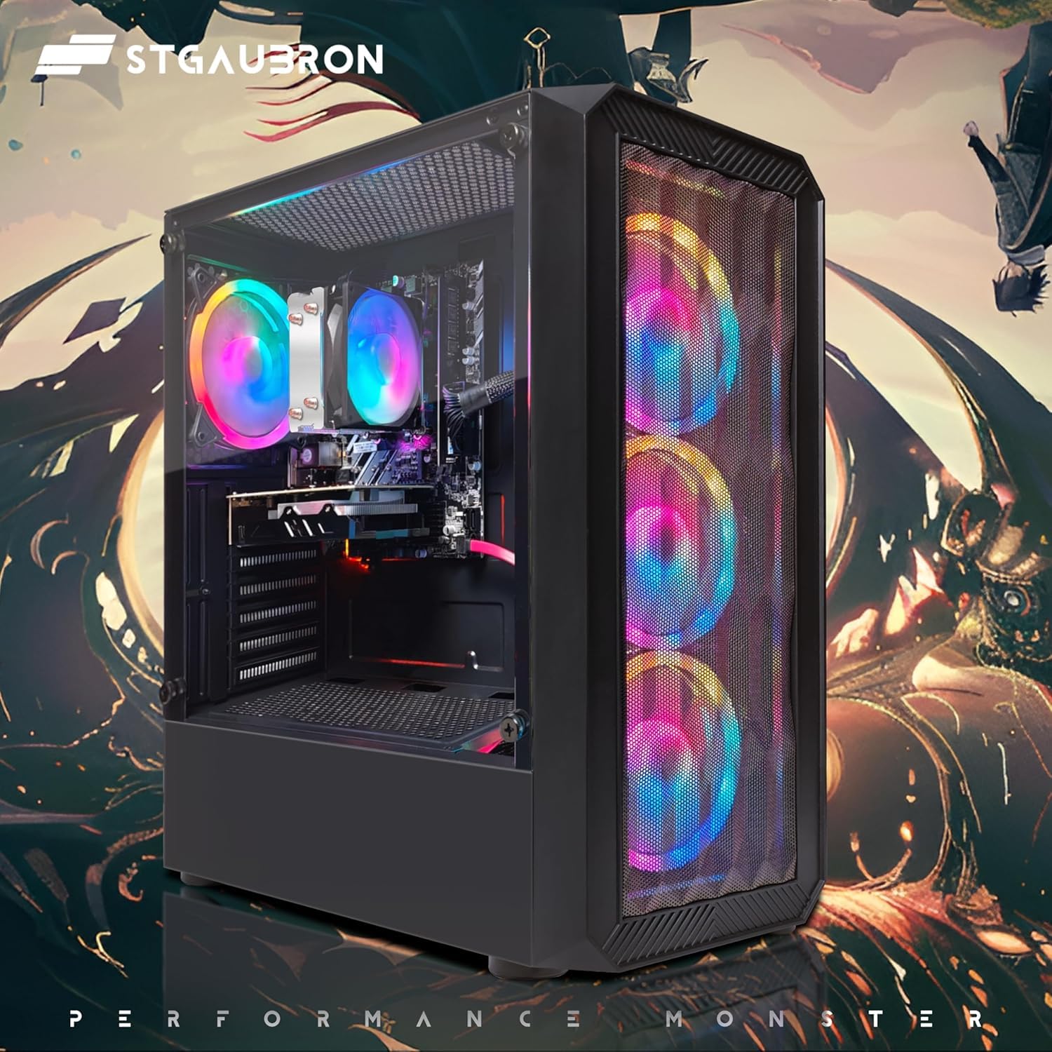 STGAubron Gaming Desktop PC Computer