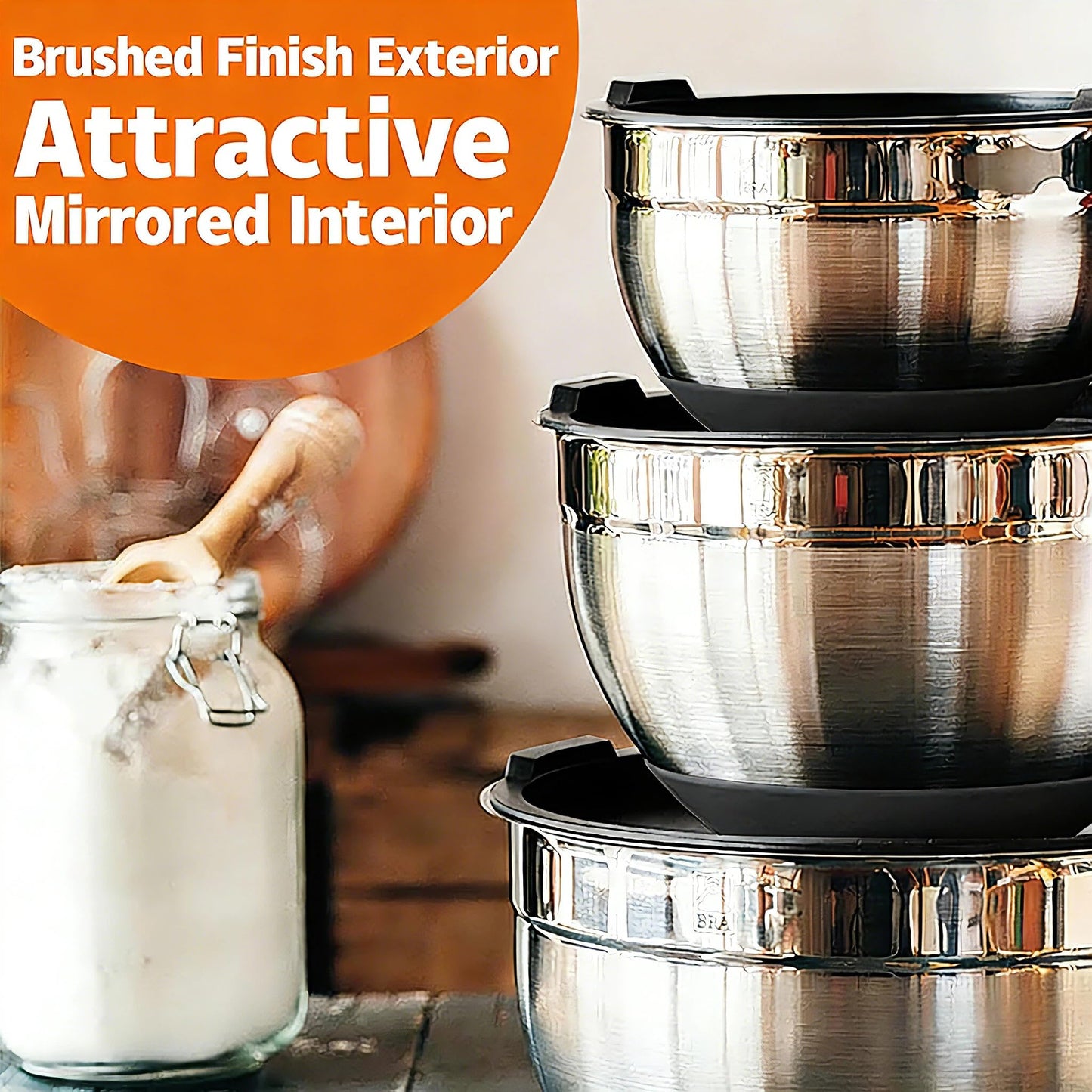 Umite Chef Mixing Bowls with Airtight Lids