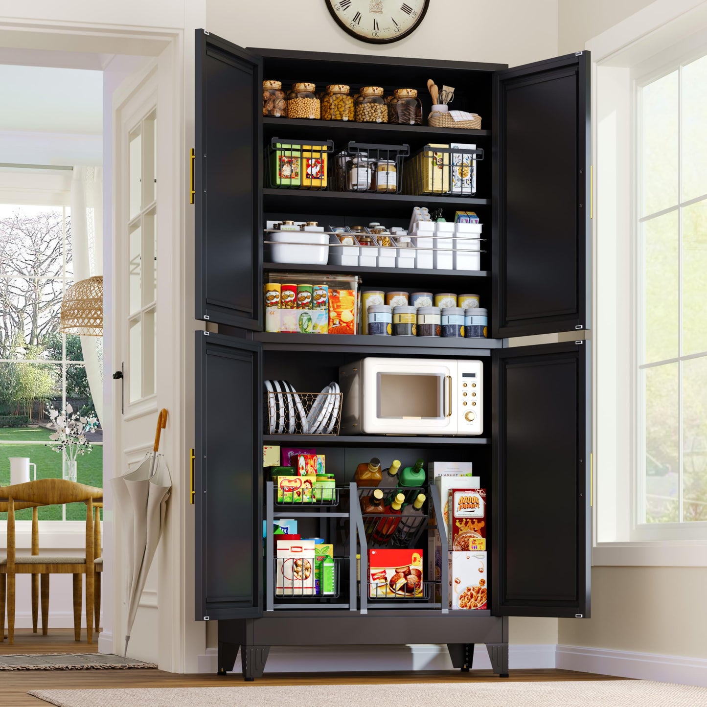 GAIOUS 2 Door Pantry Cabinet