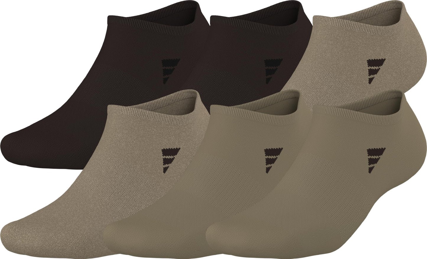 adidas Men's Athletic Cushioned Low Cut Ankle Socks (6 Pairs) Durable & Comfortable