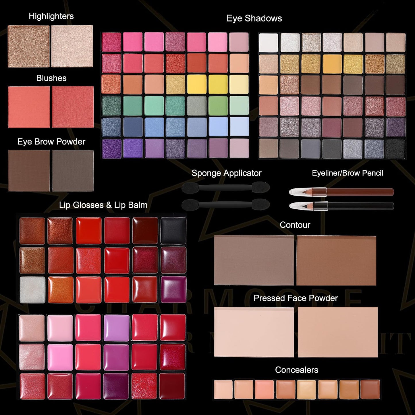 CHARMCODE Big Makeup Kit