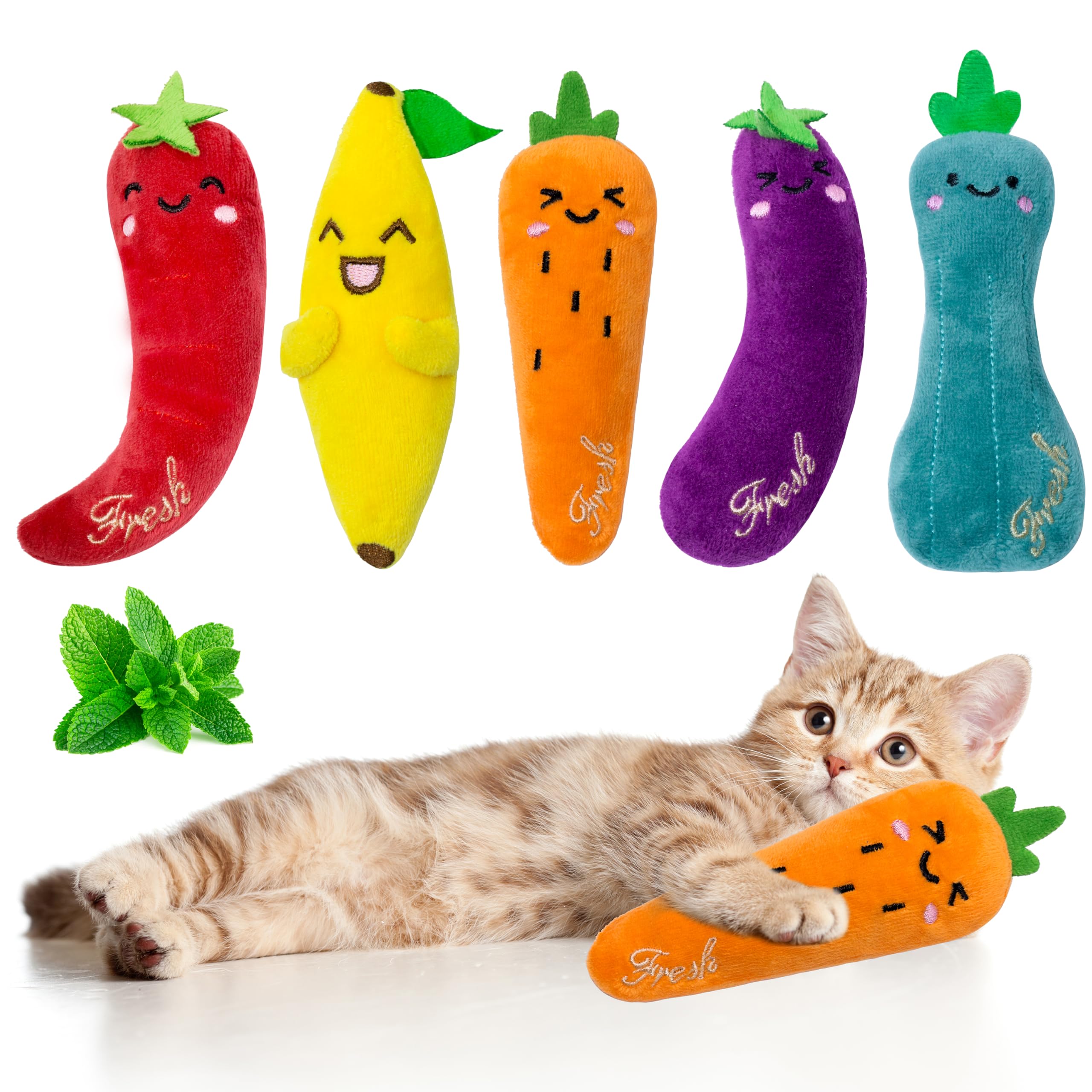 Seyezo Catnip Toys for Indoor Cats