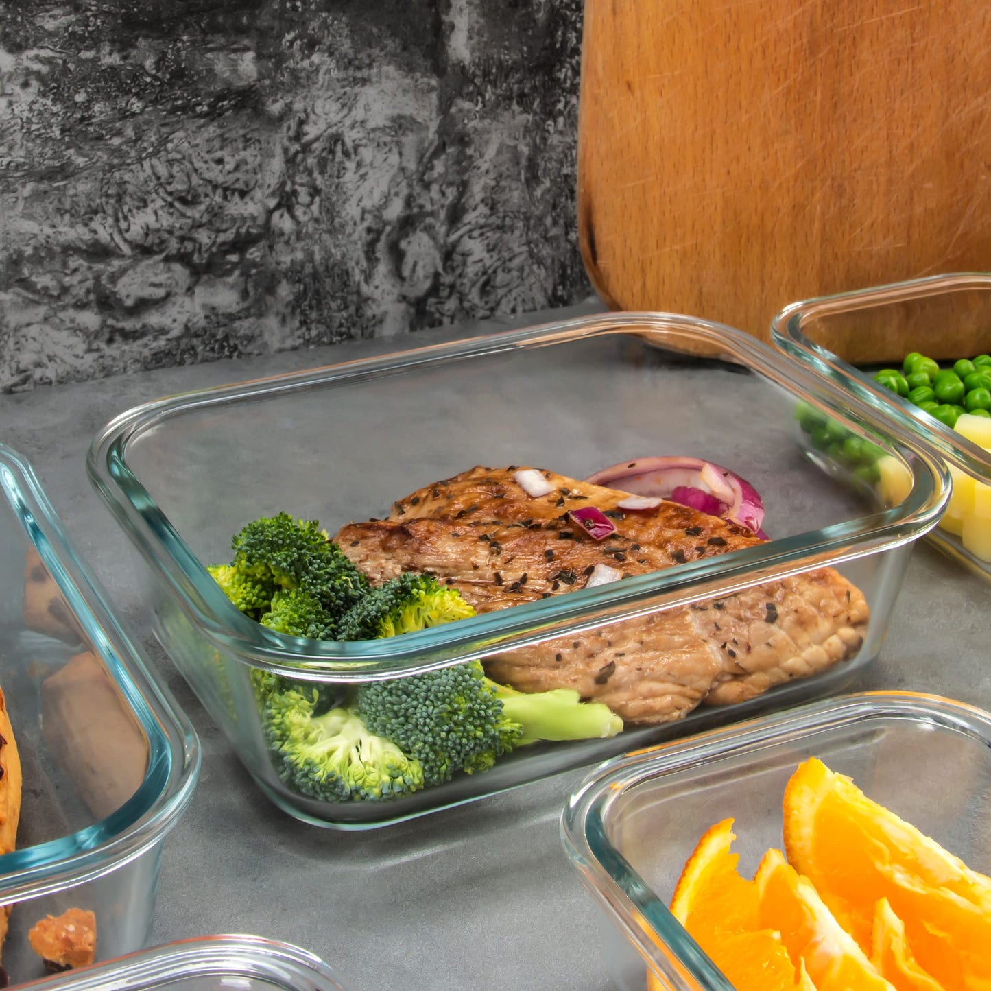 FAWLES 12 Pack Glass Meal Prep Containers with Airtight Lids, Leak-Proof Food Storage Containers, Dishwasher/Microwave/Oven/Freezer Safe Glass Containers for Lunch, Leftovers, to Go