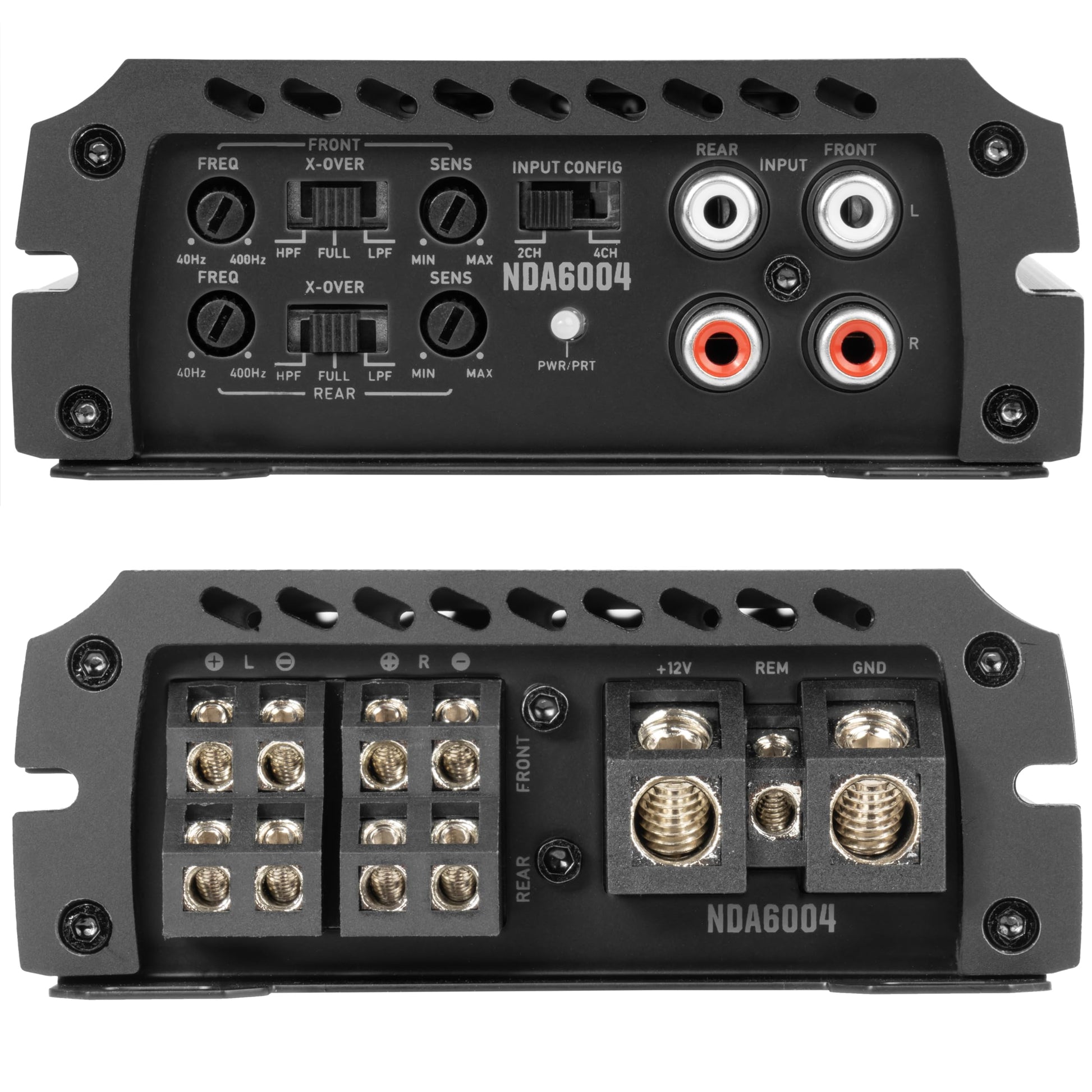 NVX NDA N-Series Class D Bridgeable 5-Channel Amplifier (CEA-2006 Compliant) with Bass Remote Knob