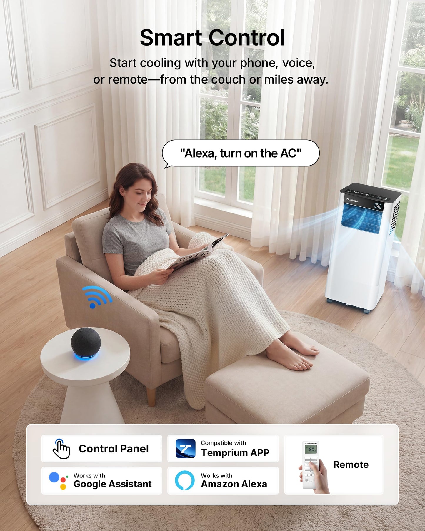 Temprium Portable Air Conditioners, PAC009-P2