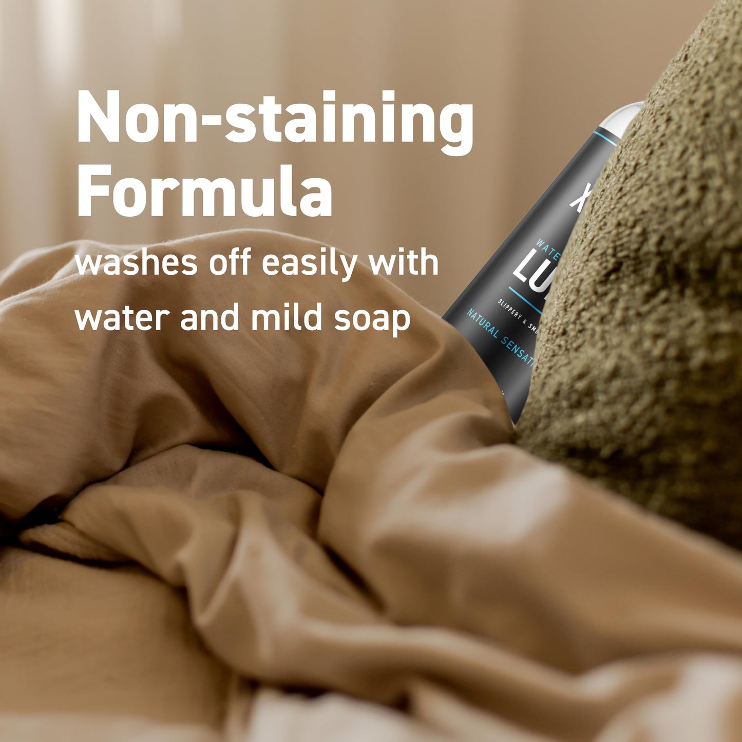XESSO Water-Based Lube, All Natural & Hypoallergenic Without Glycerin & Parabens