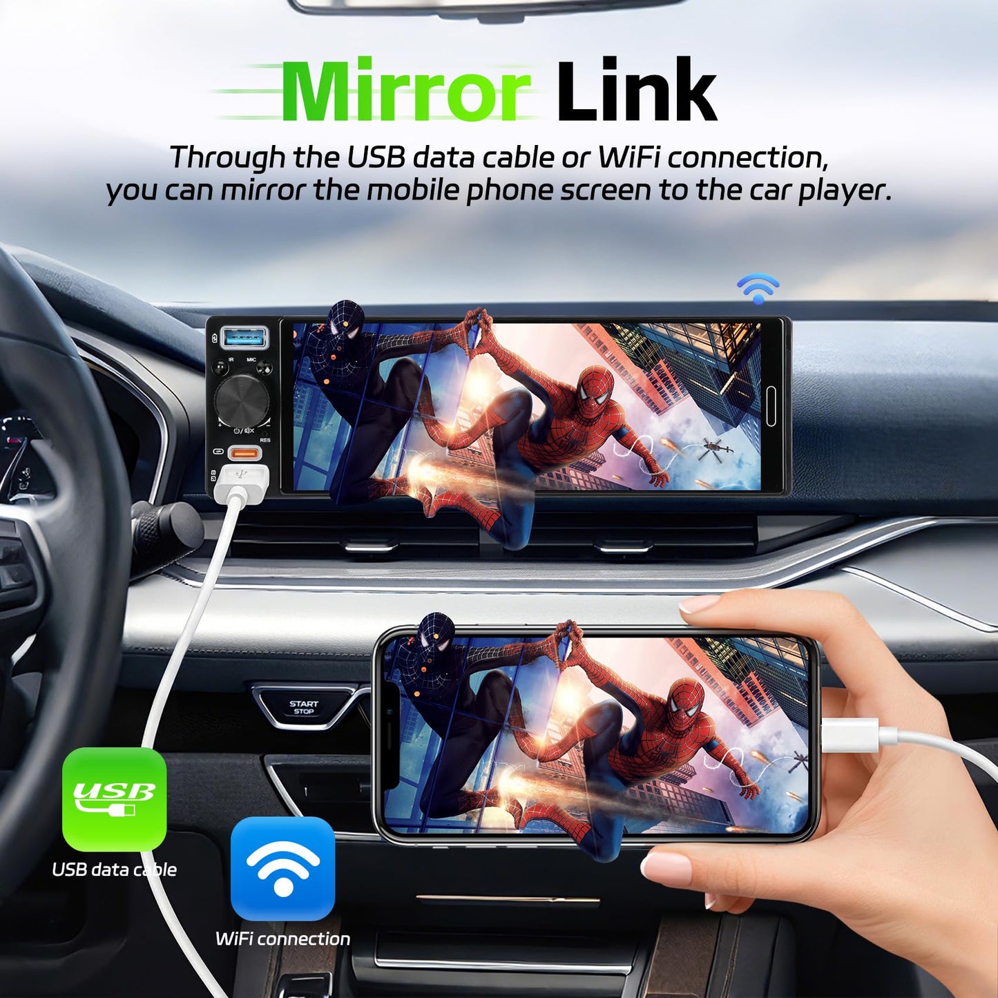 Single Din Car Stereo
