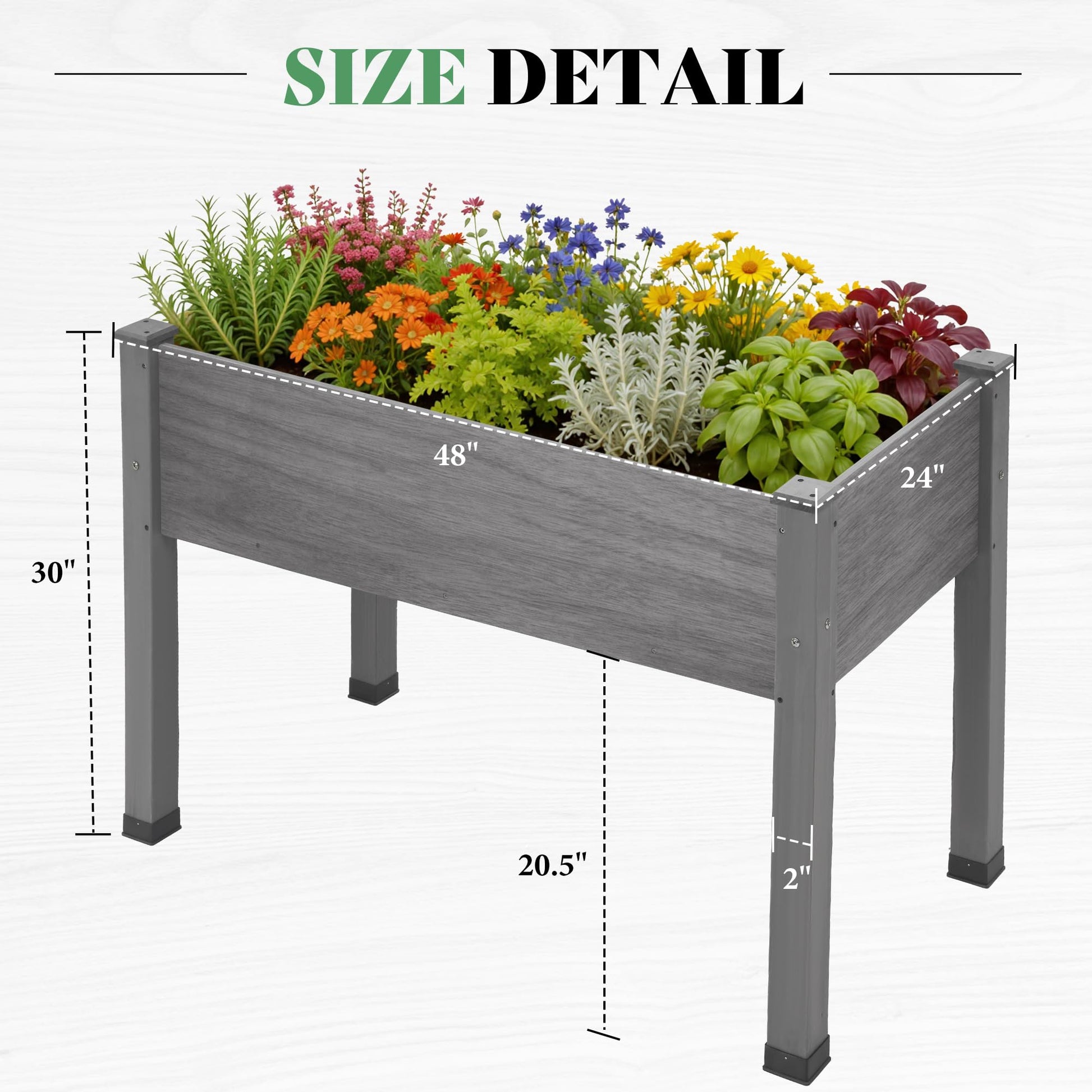 AMERLIFE Raised Garden Bed