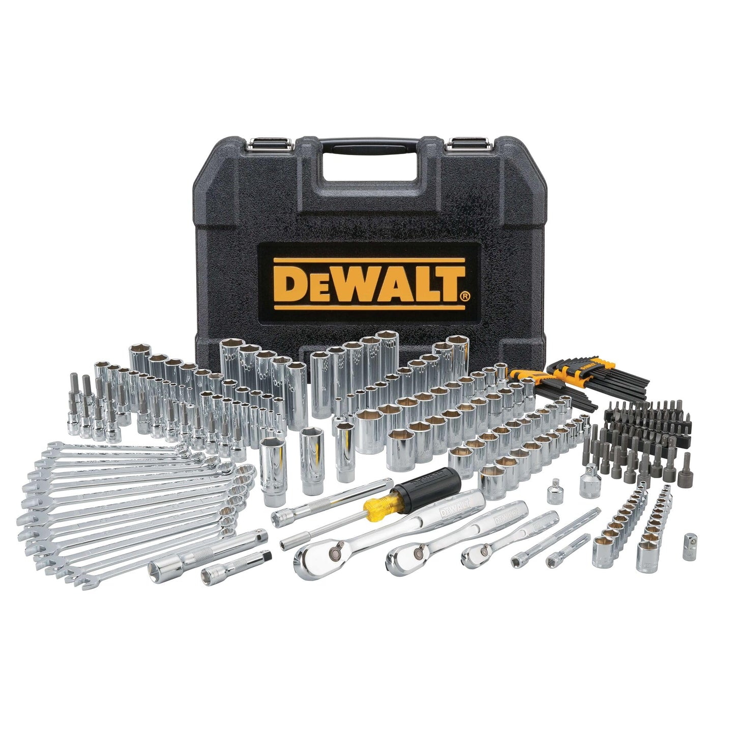 DEWALT Mechanics Tool Set, 84-Piece.