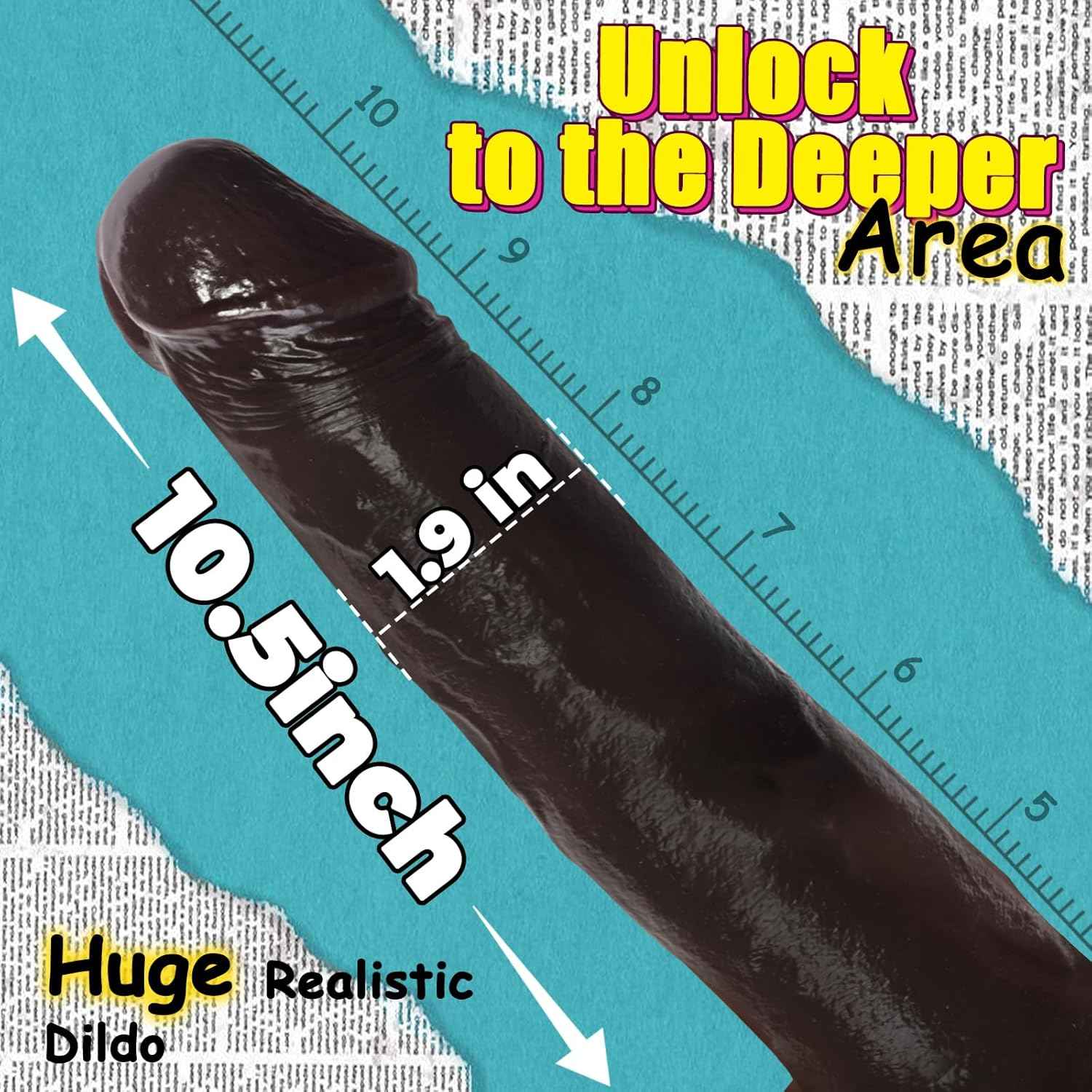 Btooktops Realistic Movable Foreskin Dildo Liquid Silicone 10.5 Inch