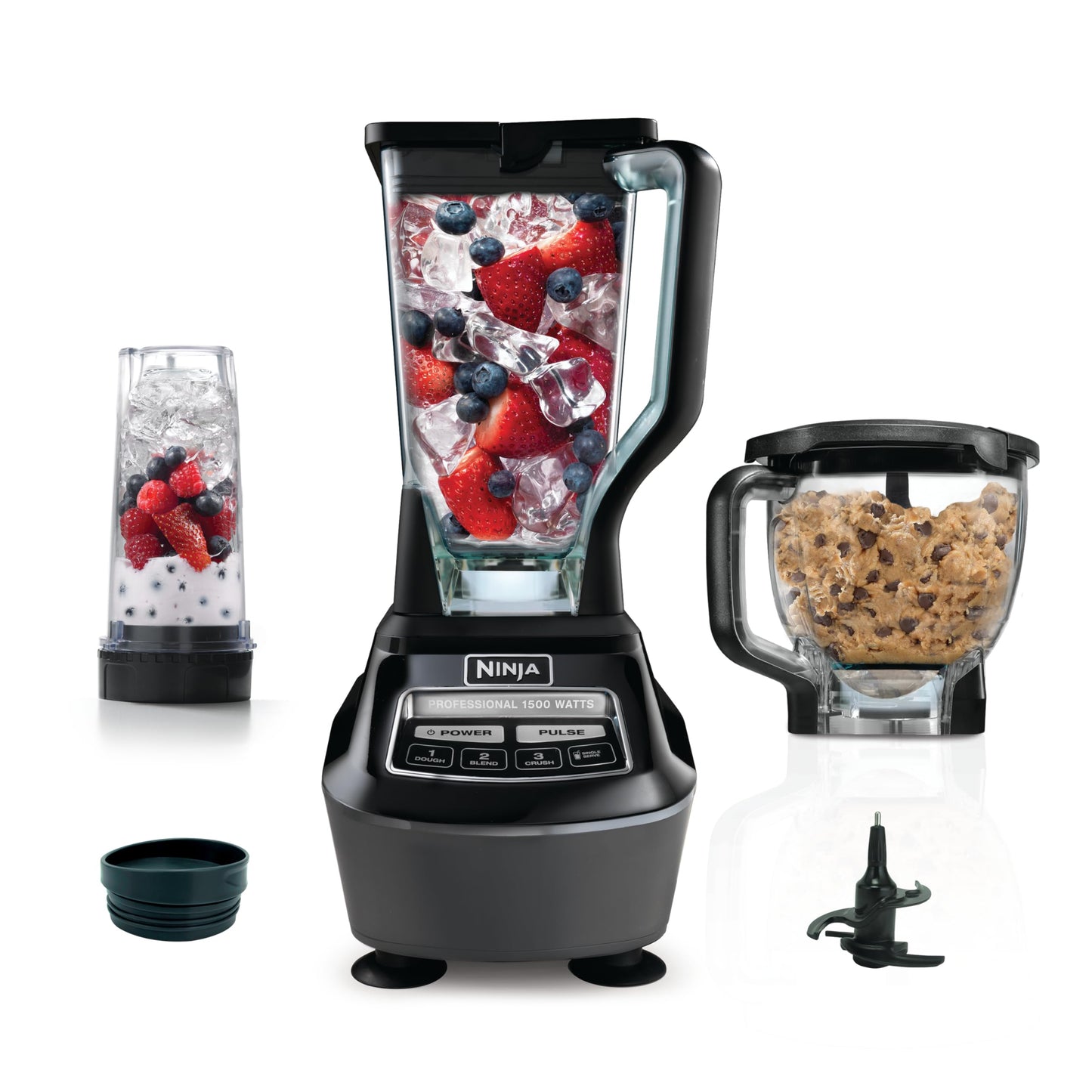 Ninja Blender, Food Processor - Blender for-Smoothies - Includes Pitcher, Smoothie Cup
