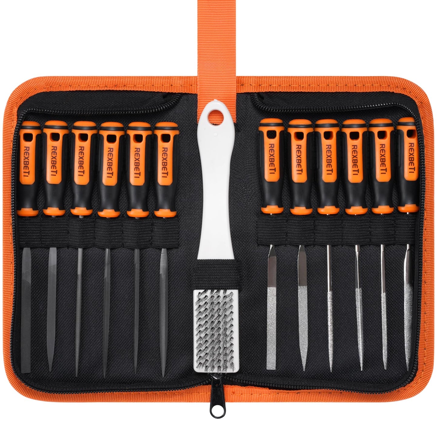 REXBETI Metal File Set, Premium Grade T12 Drop Forged Alloy Steel