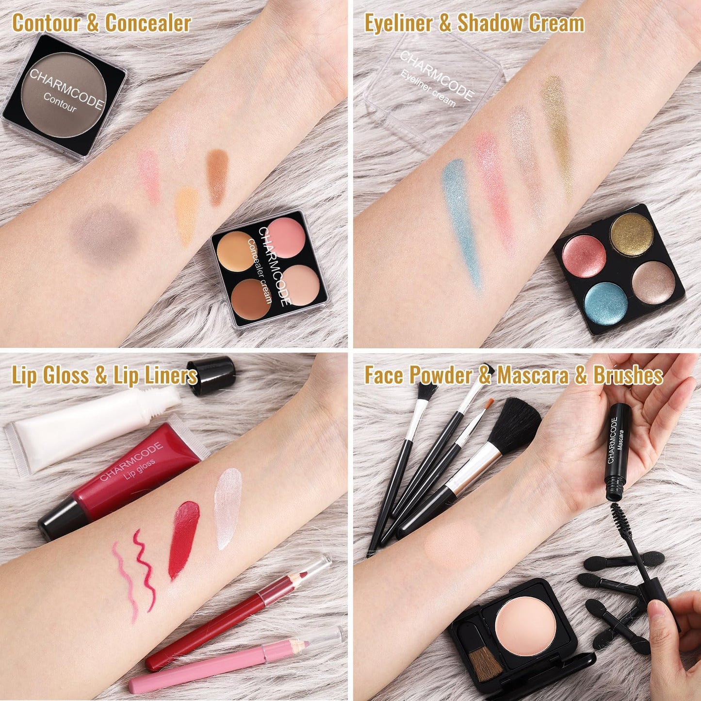Complete Beauty Train Case with Makeup Kit