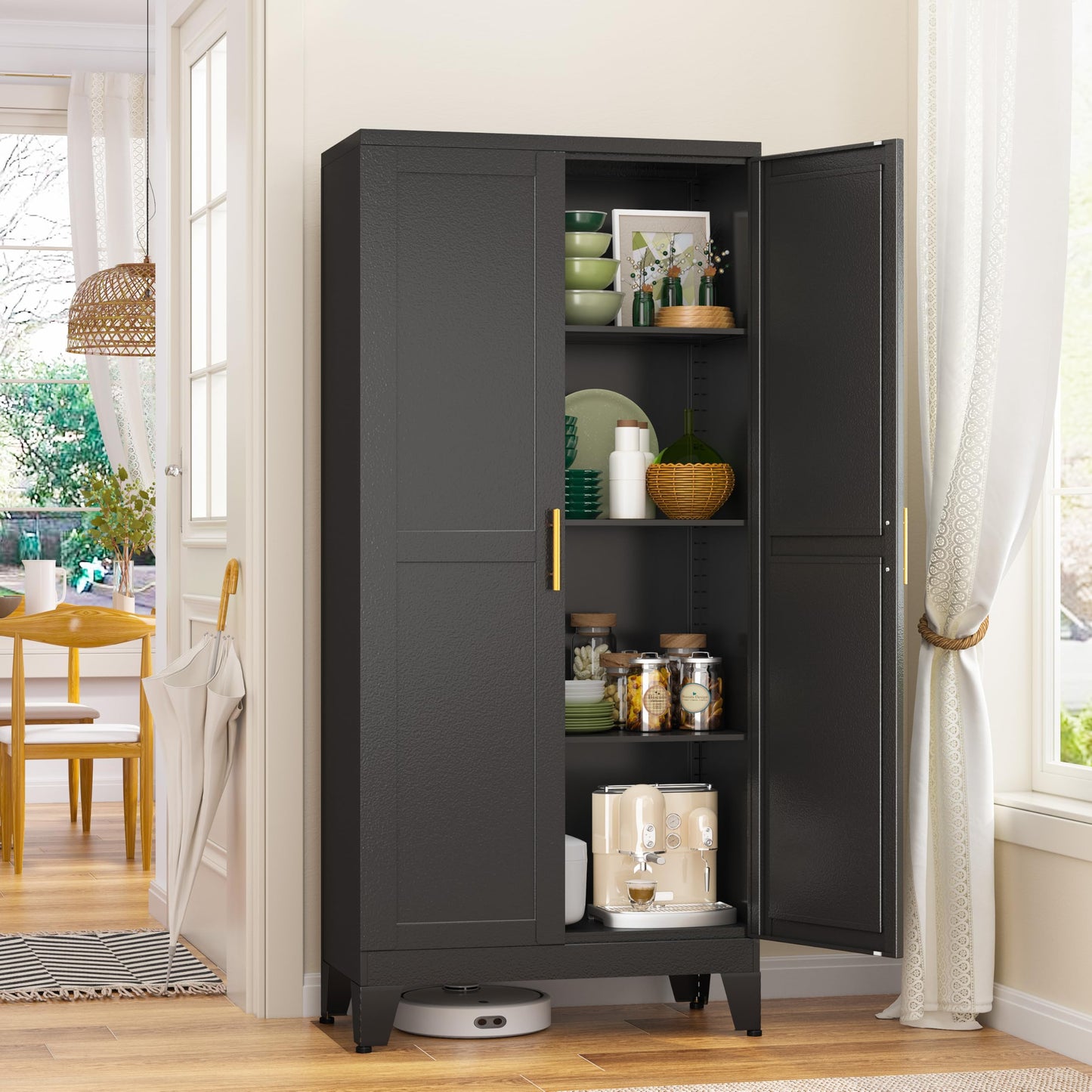 GAIOUS 2 Door Pantry Cabinet