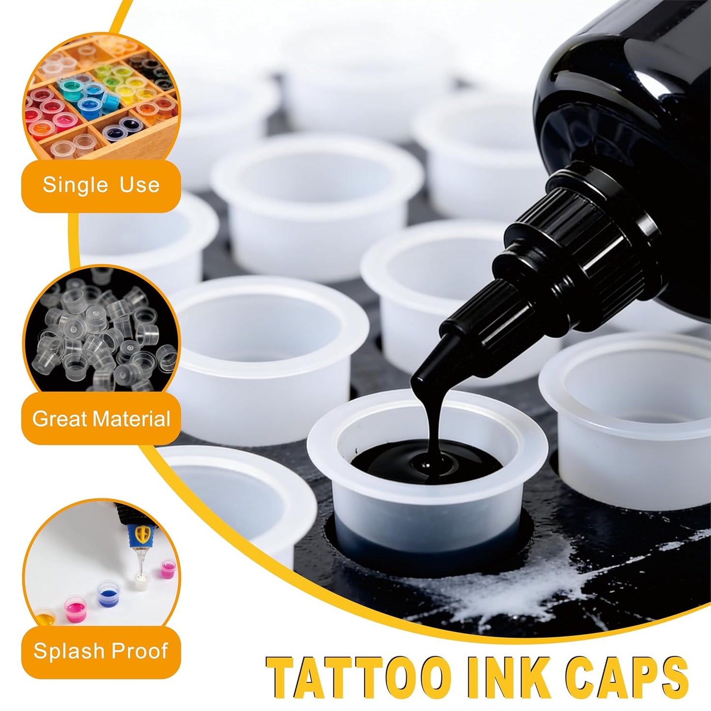 ES Eternal Shield Tattoo Ink Caps Kit 303 Pieces