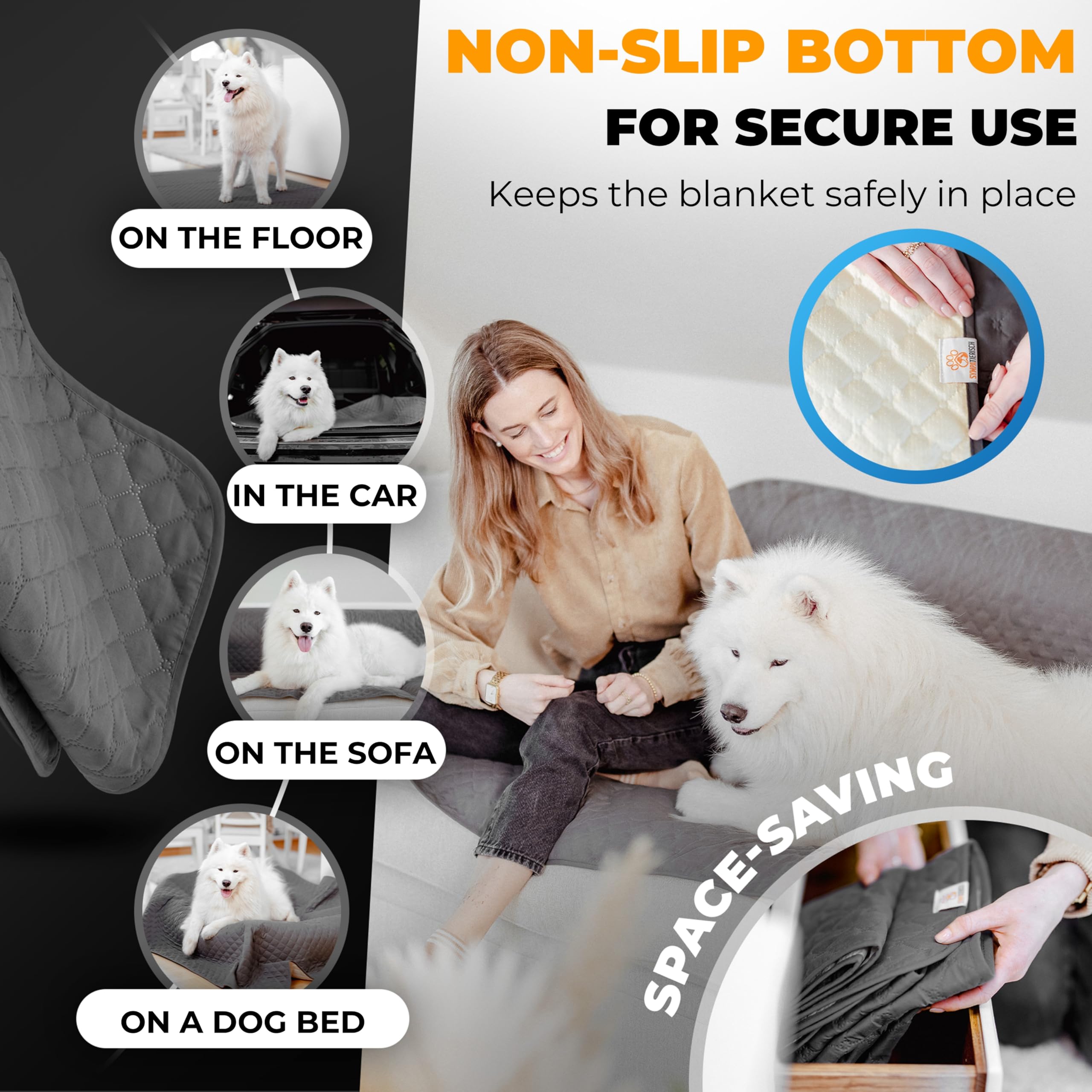 SYMPETIC Pinsonic Dog Blanket