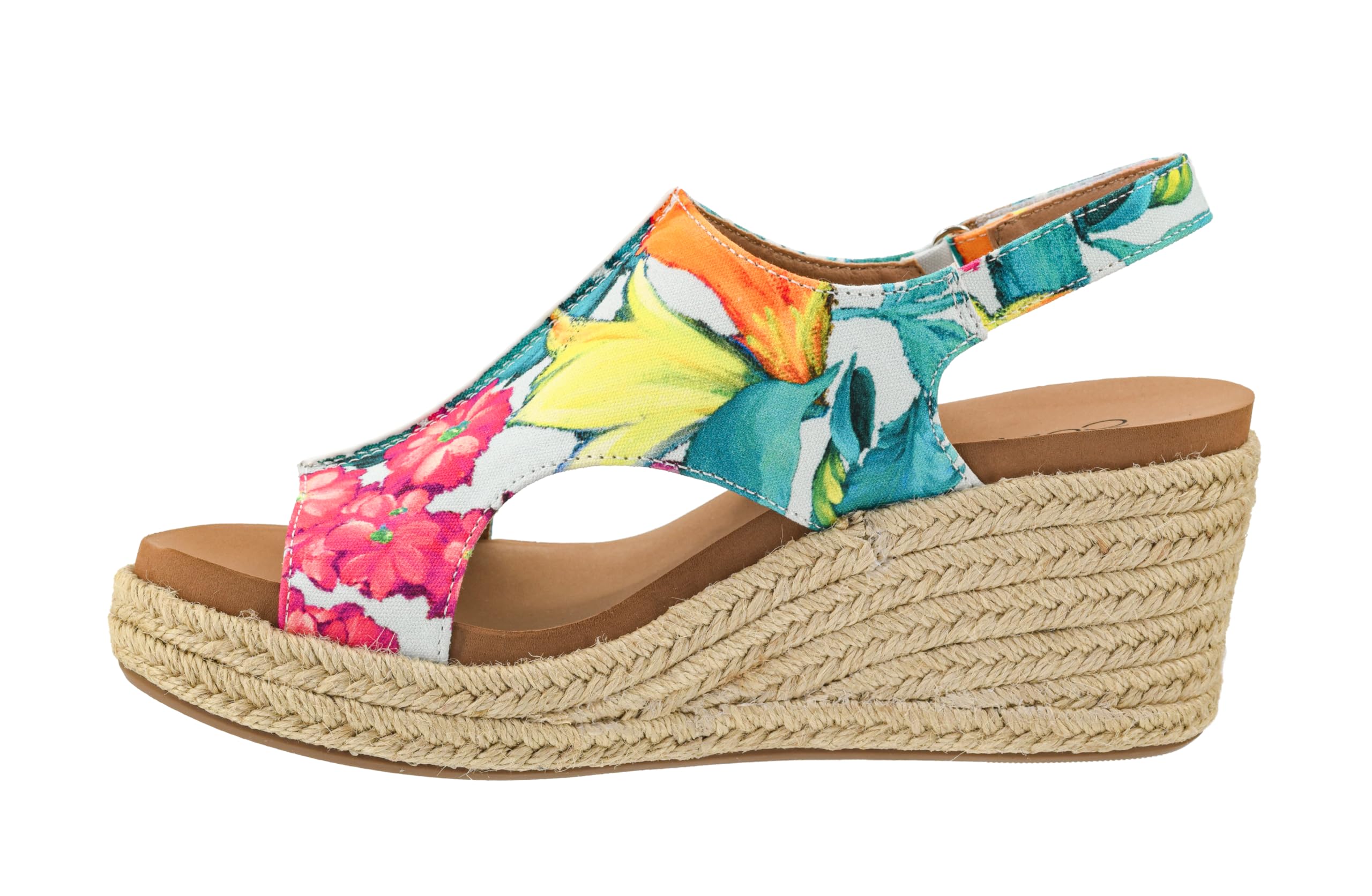 Corkys Footwear Womens Carley Wedges, Featuring Corkys EVA Foam Cushioned Insoles, A 2.5 Inch Heel, Lightweight For All Day Wear, And Hook And Loop Closure