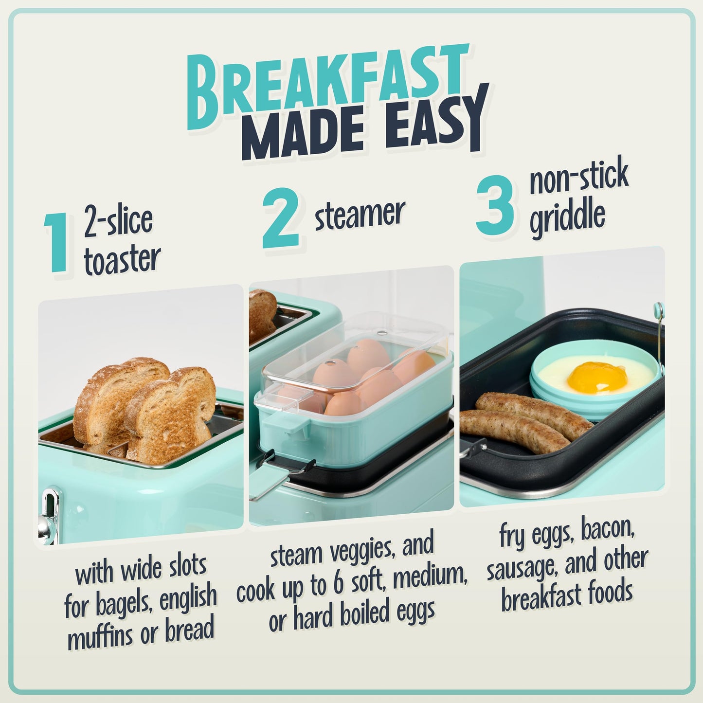 Nostalgia 3-in-1 Breakfast Station