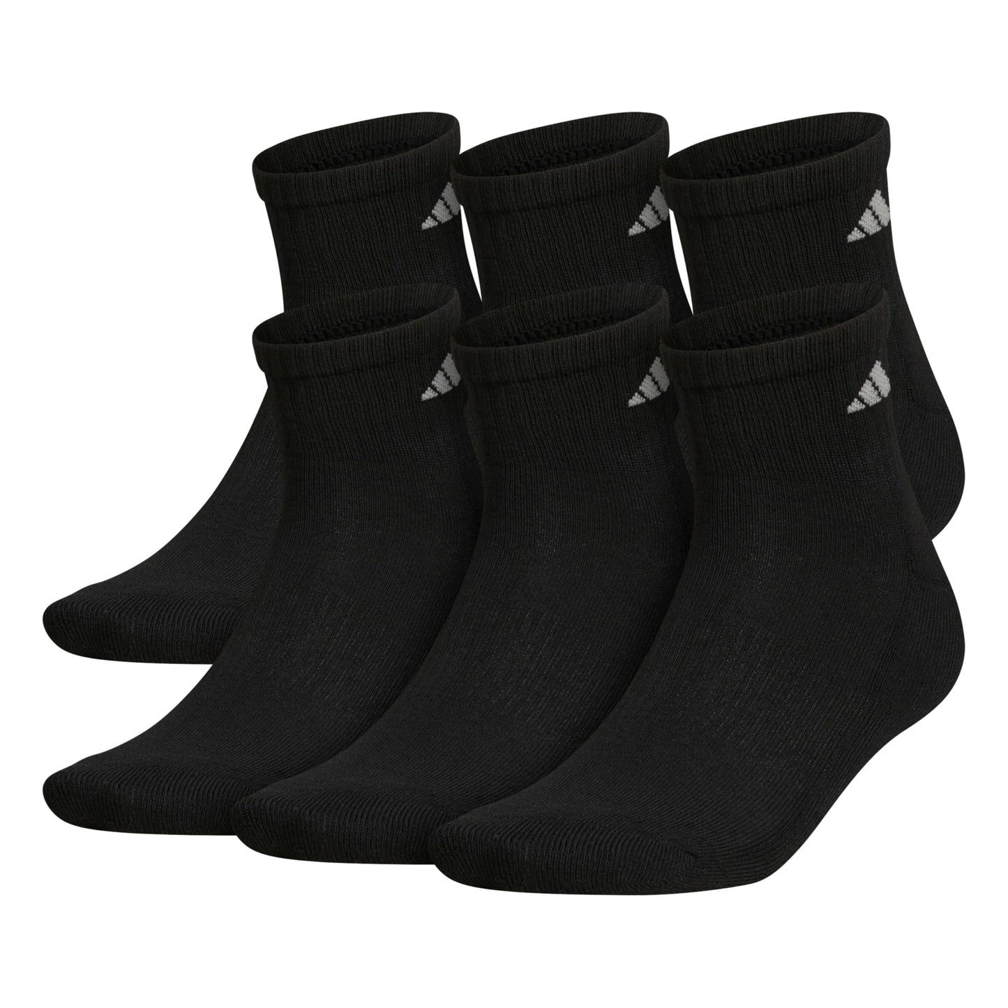 adidas Men's Athletic Cushioned 6-Pack Quarter