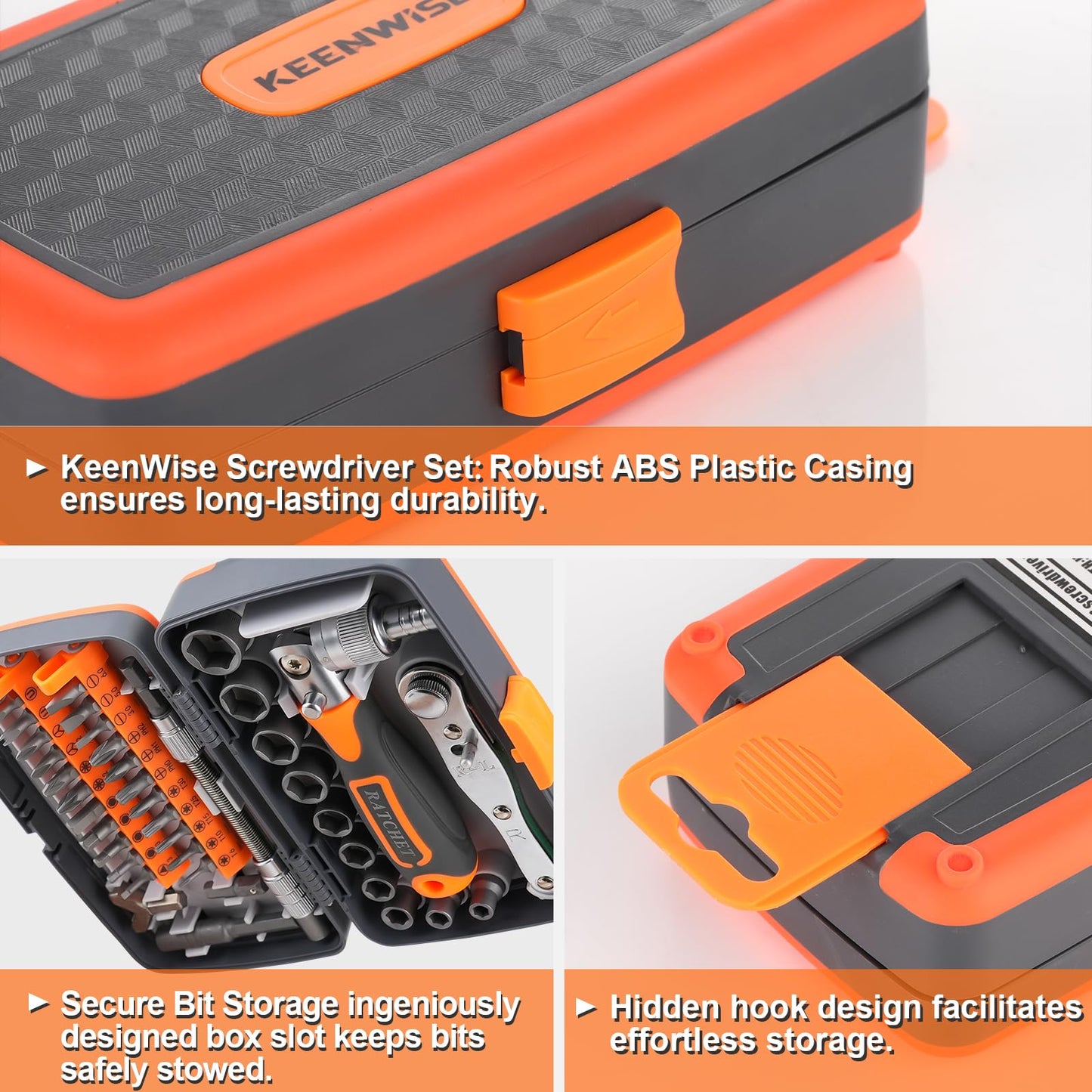 Ratcheting Screwdriver Set: KeenWise 38-in-1 Ratchet Screwdriver Tools Versatile Magnetic Tools for Mechanics and DIY Enthusiasts
