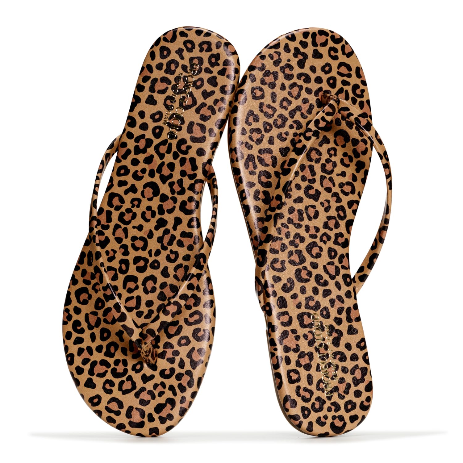 Project Cloud Flip Flops for Women Footwear- Lightweight and Memory Foam Insole Sandals for Women 2026 - Durable Non-Slip Beach Essentials Flats for Women Sandals (Foundations)