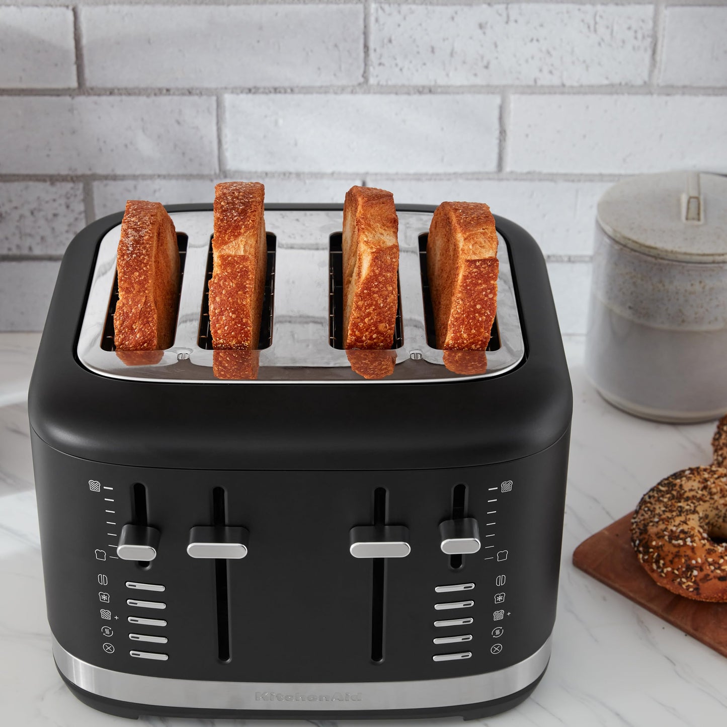 KitchenAid 4 Slice Toaster, KMT4109BM, Black Matte