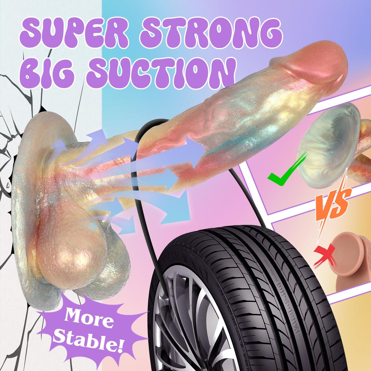 Chuangxinyue Colorful Realistic Dildos