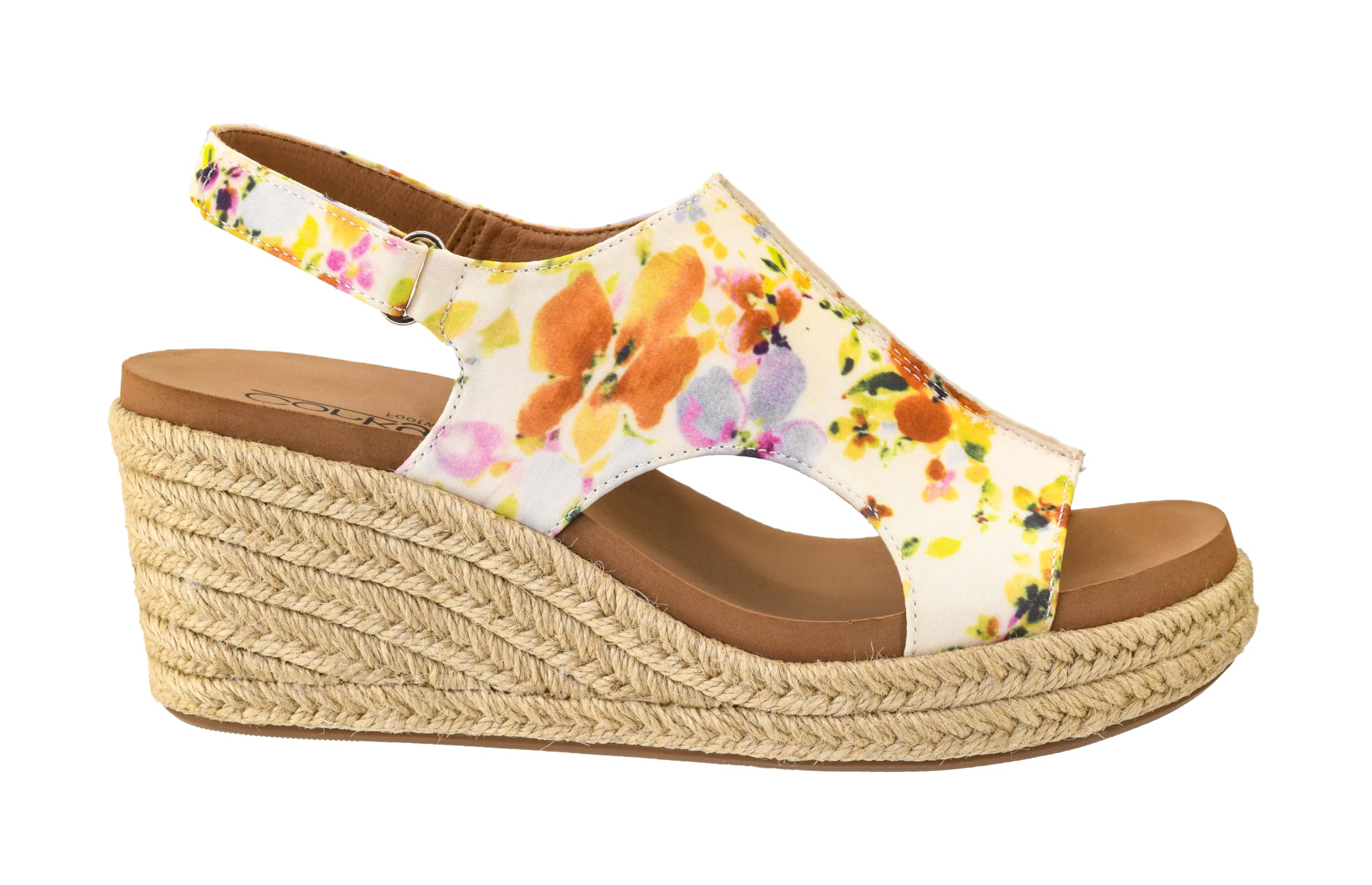 Corkys Footwear Womens Carley Wedges, Featuring Corkys EVA Foam Cushioned Insoles, A 2.5 Inch Heel, Lightweight For All Day Wear, And Hook And Loop Closure
