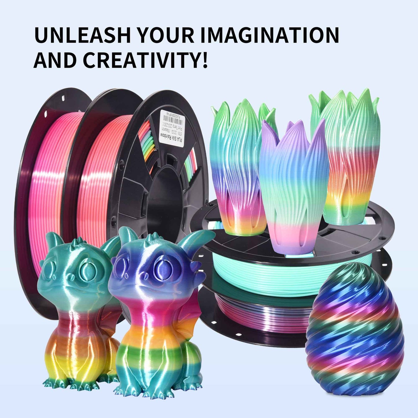 RAMBERY 4 Pack 3D Printer Filament