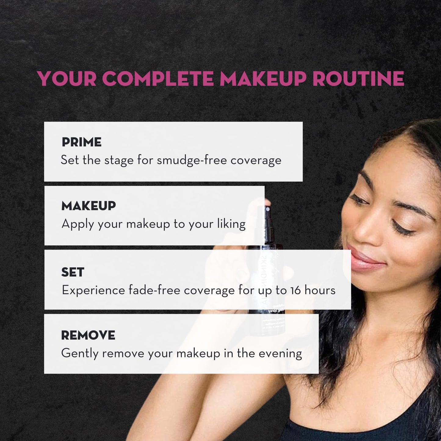Skindinavia The Makeup Finishing Spray, Classic Makeup Setting Spray, All-Day Wear, Long-Lasting Up to 16+ Hours, Heat-Resistant & Waterproof, Cooling Fine Mist, 2.0 Oz