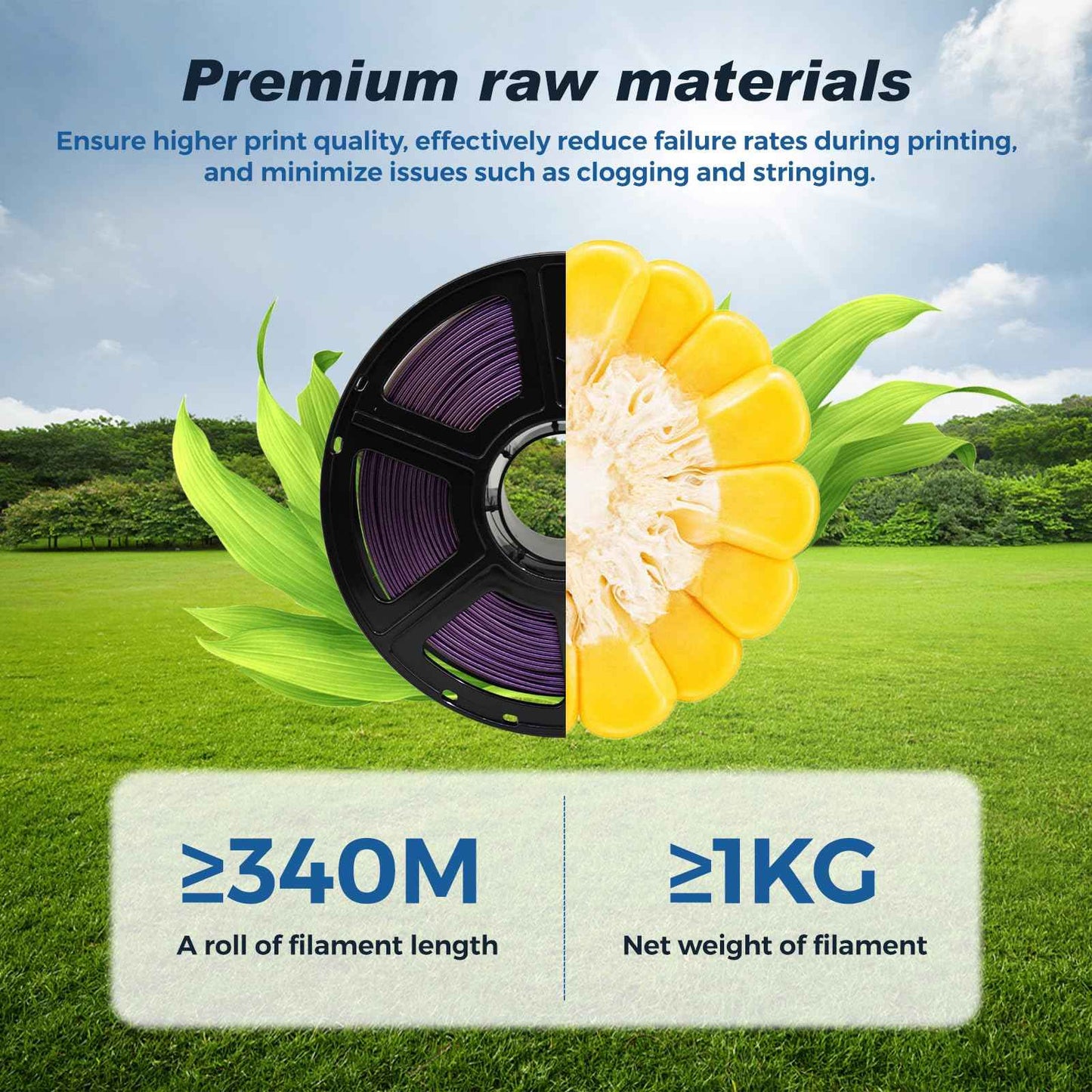 FLASHFORGE PLA Filament for 3D Printer and 1kg/0.5kg Spool for Creator, AD Series, Dreamer and Finder Series