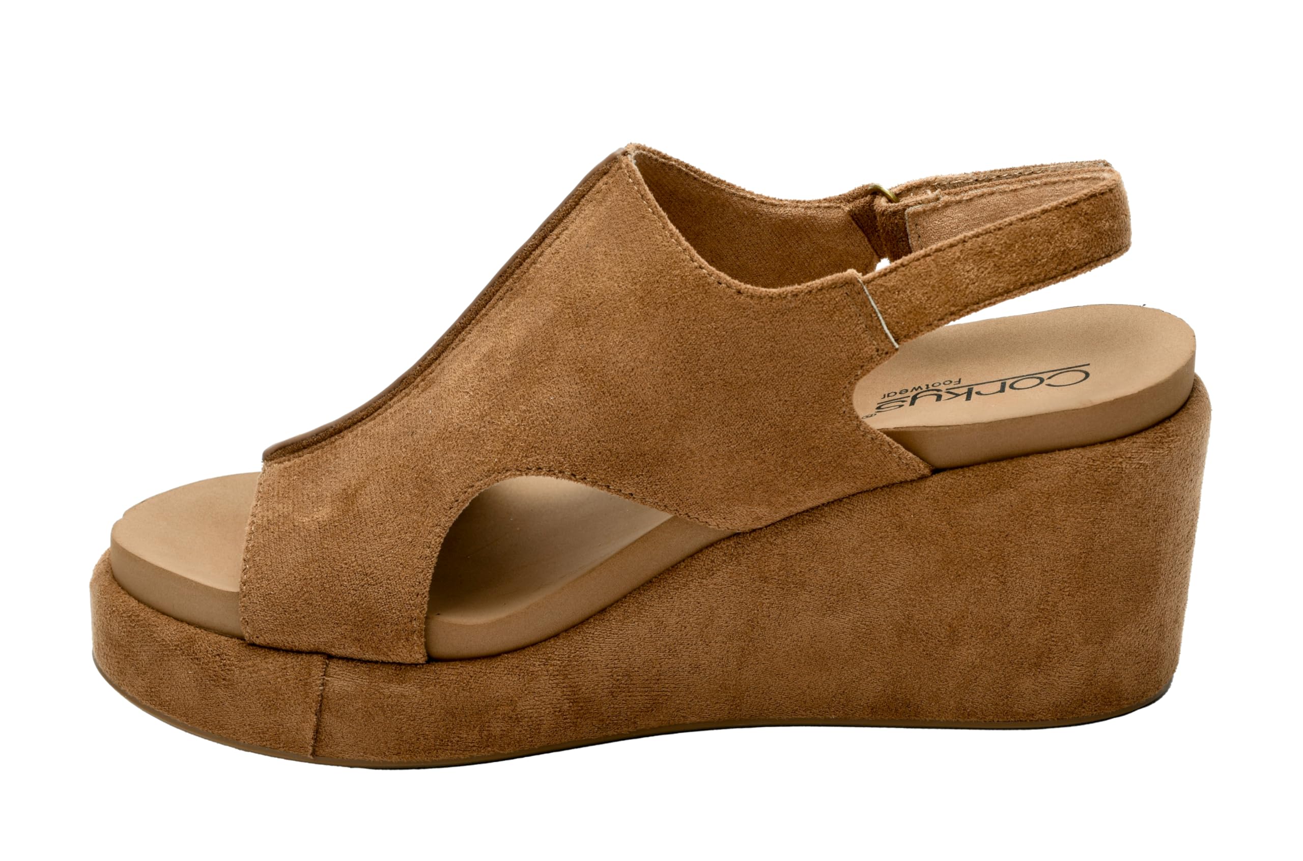 Corkys Footwear Womens Carley Wedges, Featuring Corkys EVA Foam Cushioned Insoles, A 2.5 Inch Heel, Lightweight For All Day Wear, And Hook And Loop Closure