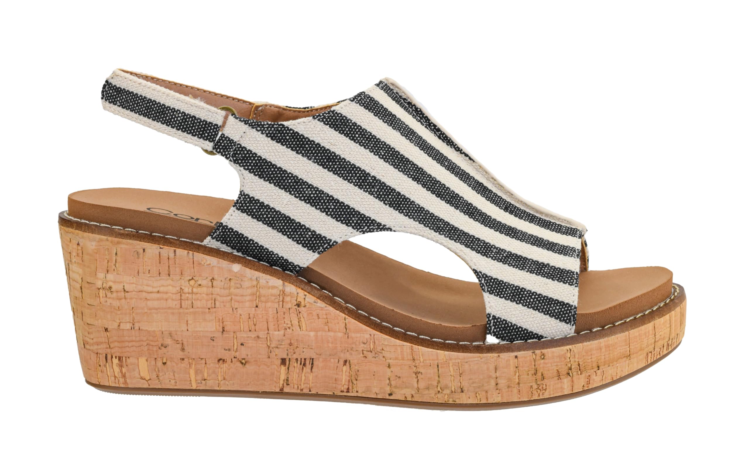 Corkys Footwear Womens Carley Wedges, Featuring Corkys EVA Foam Cushioned Insoles, A 2.5 Inch Heel, Lightweight For All Day Wear, And Hook And Loop Closure