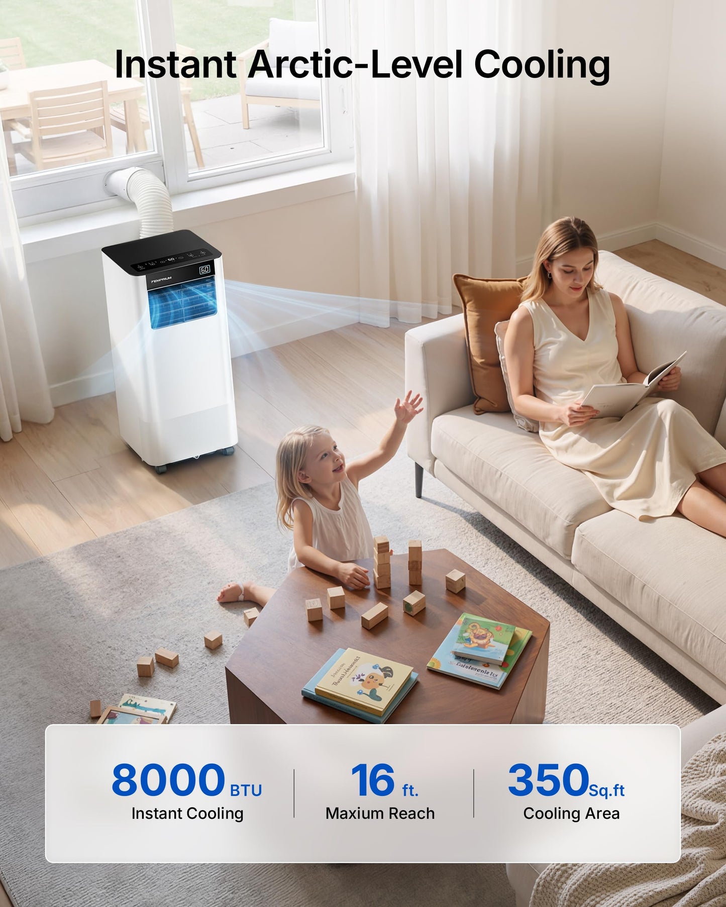 Temprium Portable Air Conditioners, PAC009-P2