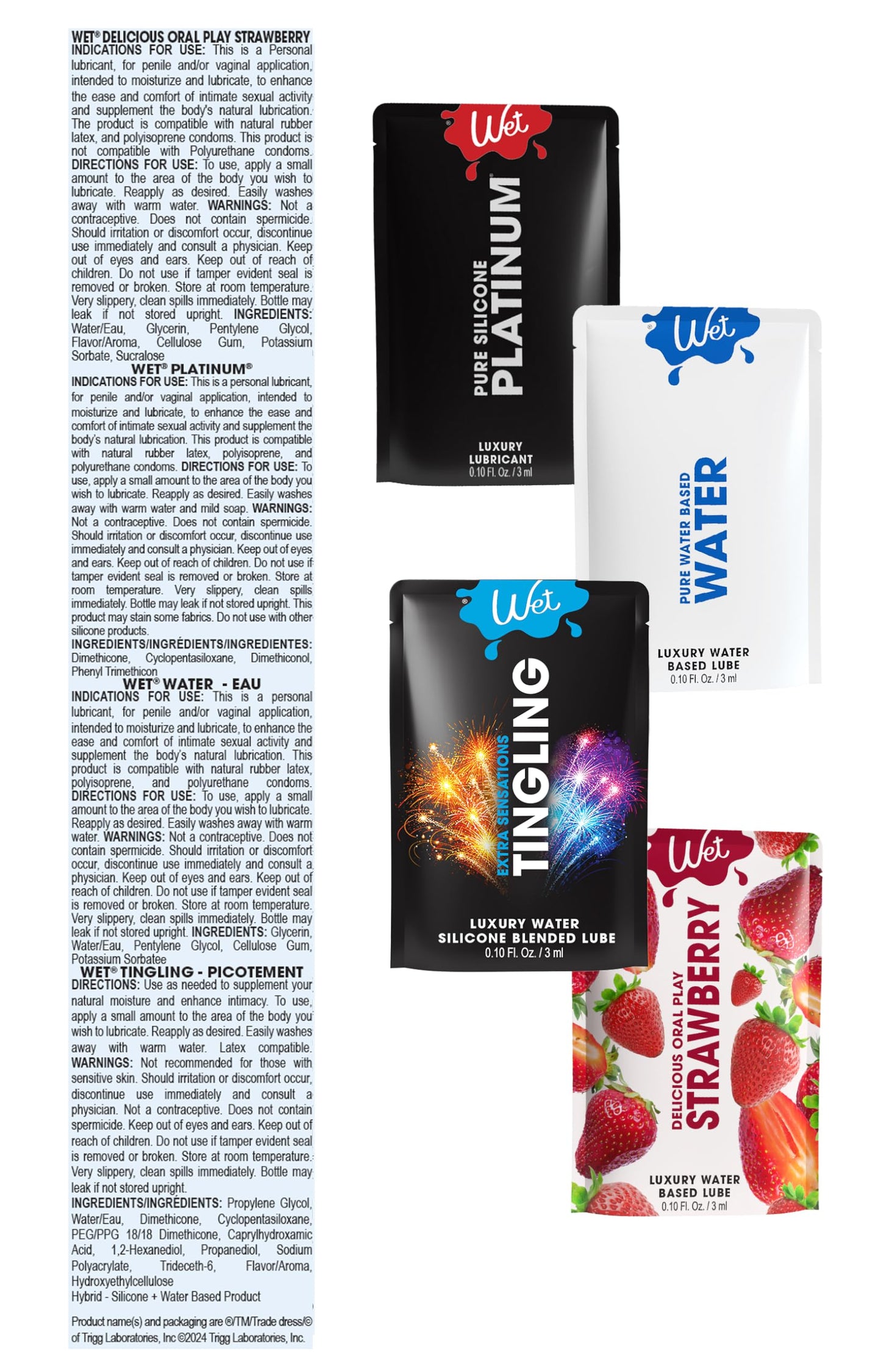 Wet Personal Lubricant Multipack
