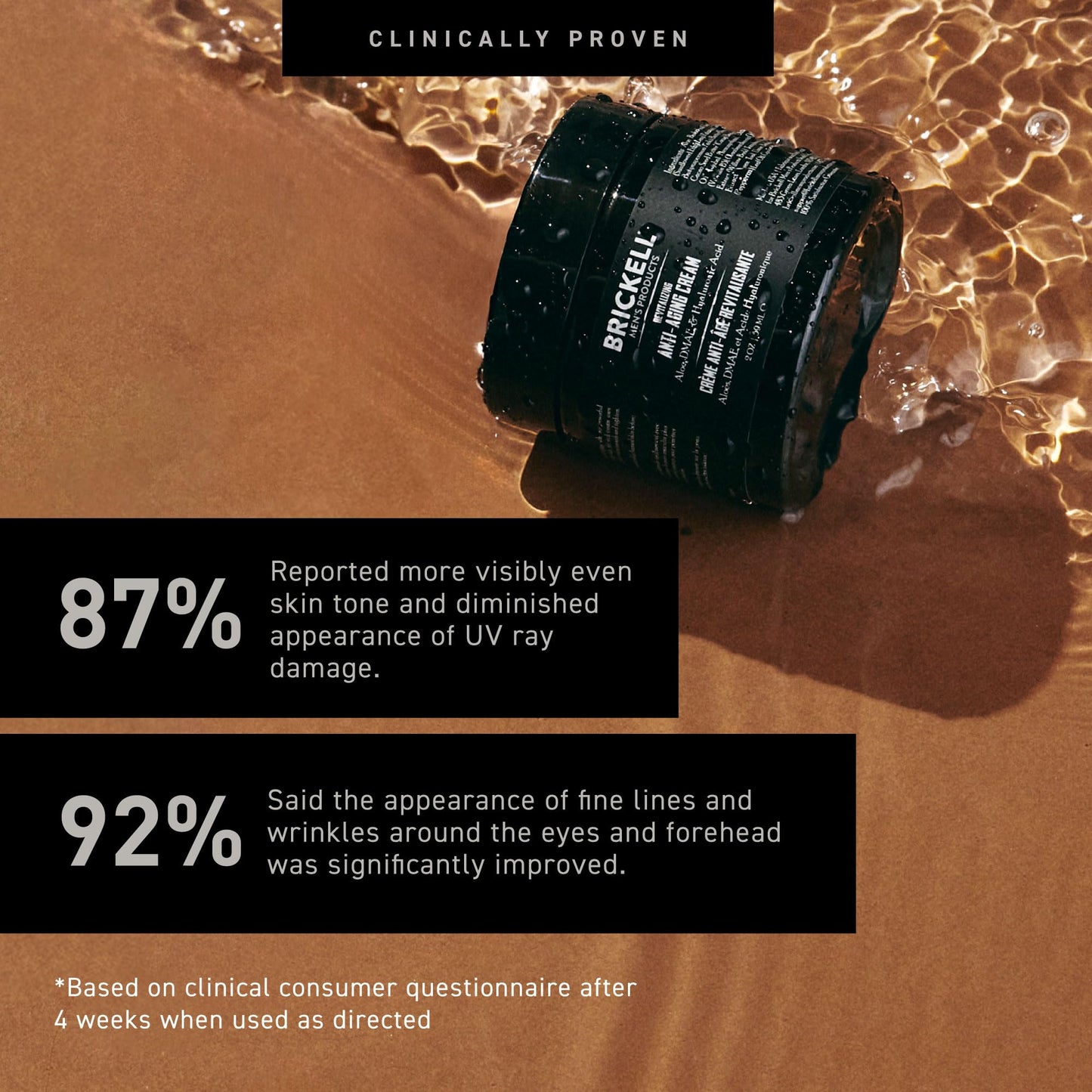 Brickell Men's Revitalizing Anti-Aging Cream For Men, Natural and Organic Anti Wrinkle Night Face Cream To Reduce Fine Lines and Wrinkles, 2 Ounce