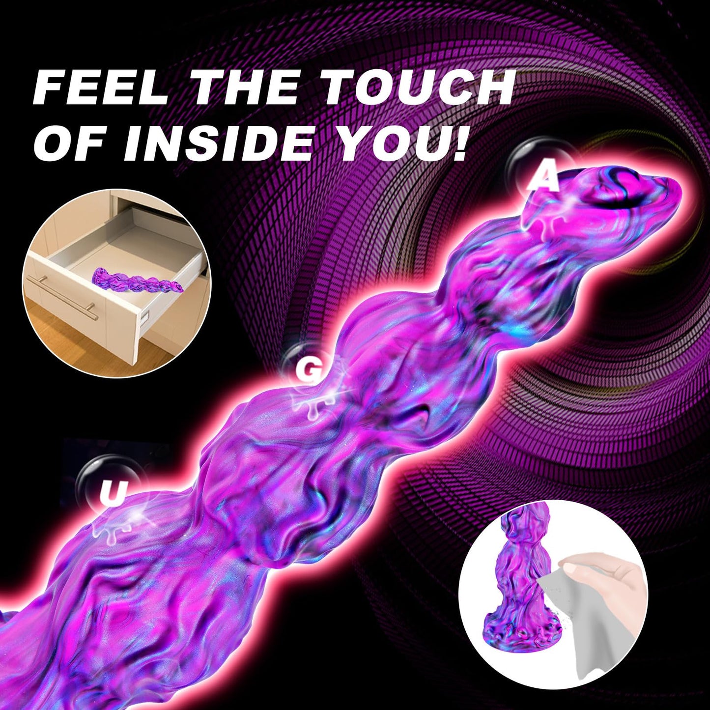 7.9 inch Small Beginner Monster Knot Horse Dildo