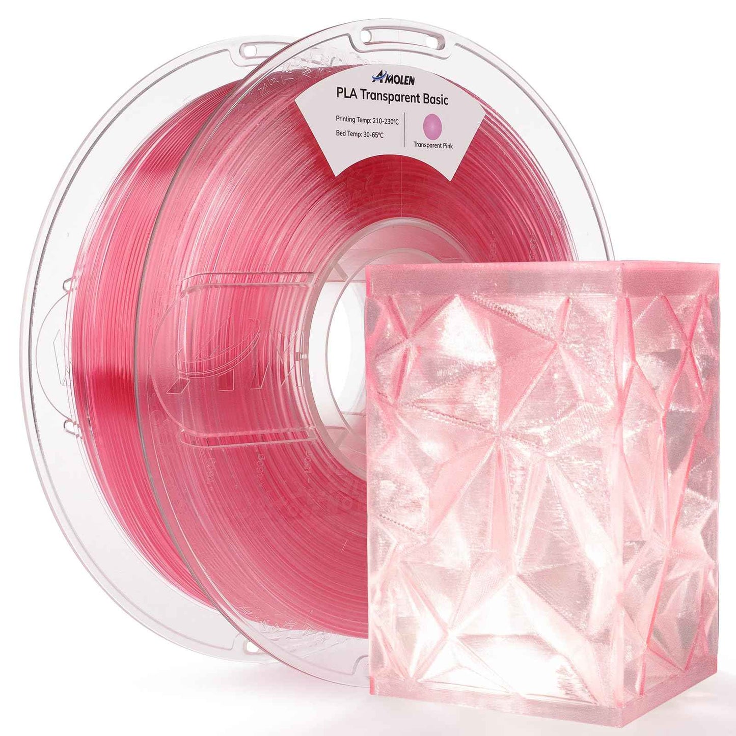 AMOLEN Glow in The Dark PLA Filament, 1.75mm PLA 3D Printer Filament