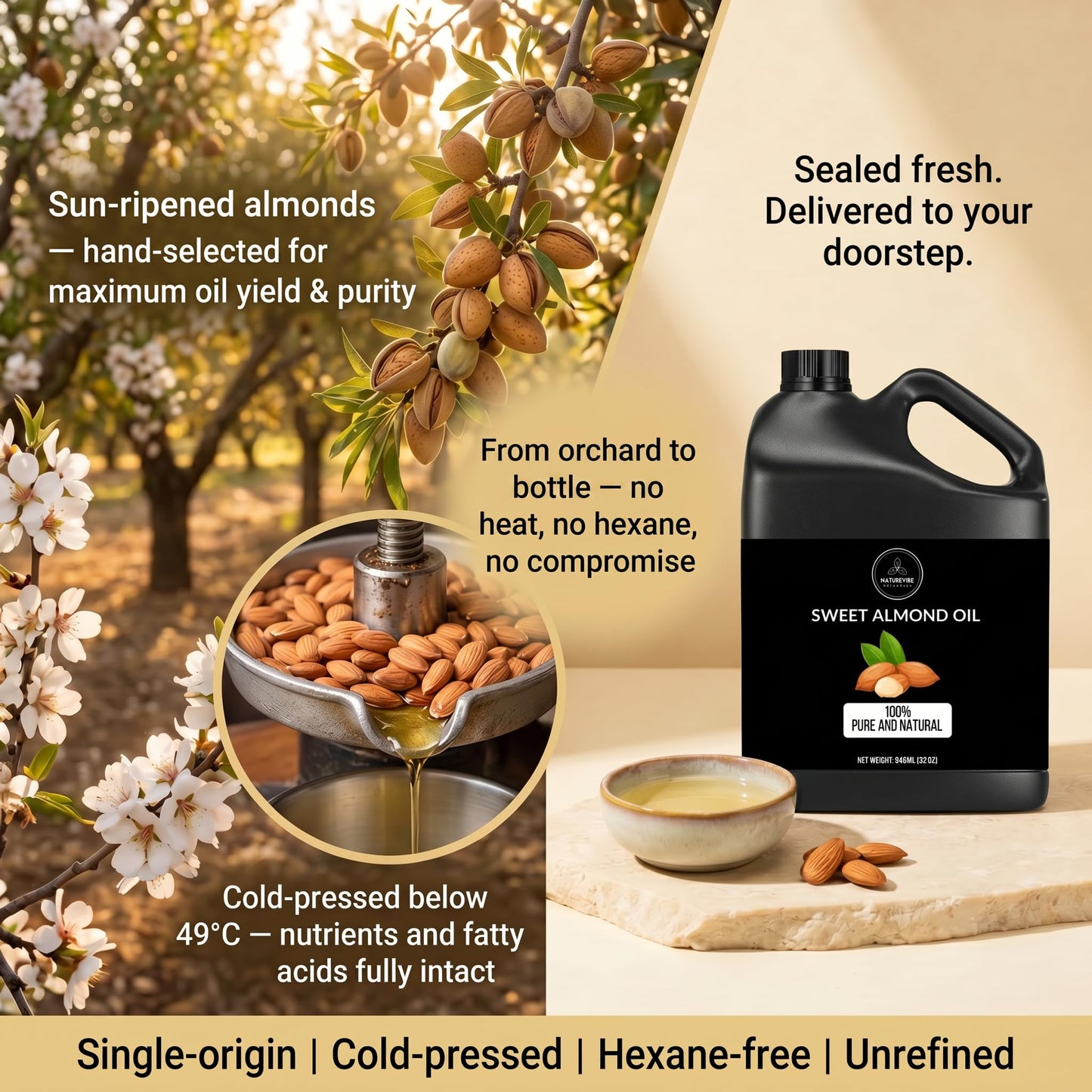 Naturevibe Botanicals Oil | 100% Pure and Natural | Great for Skin Care and Hair Care