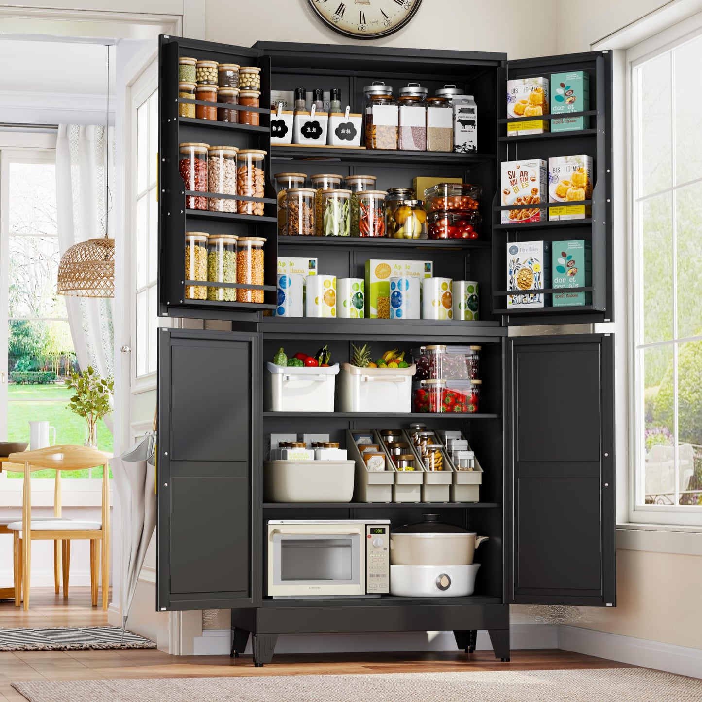 GAIOUS 2 Door Pantry Cabinet