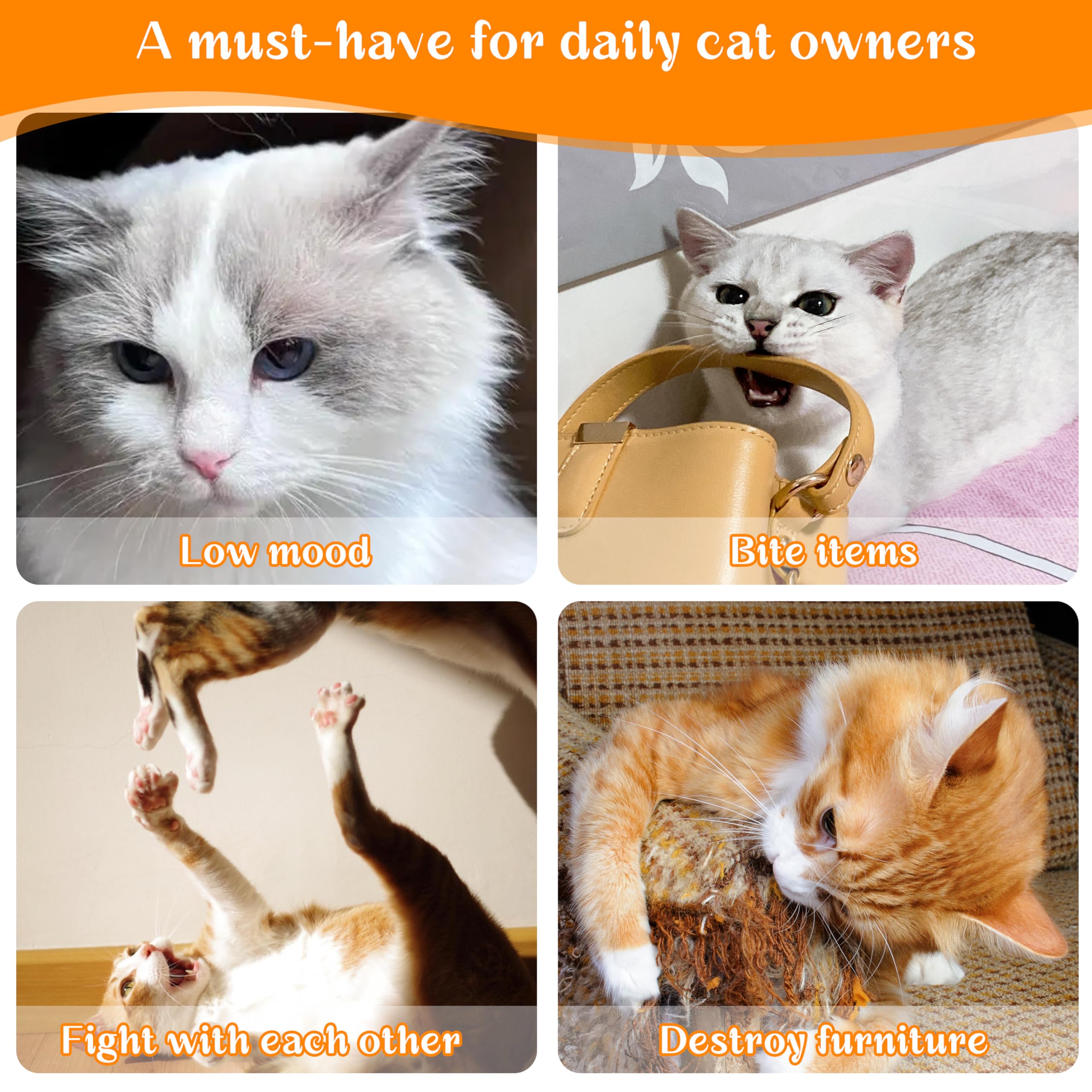 Seyezo Catnip Toys for Indoor Cats