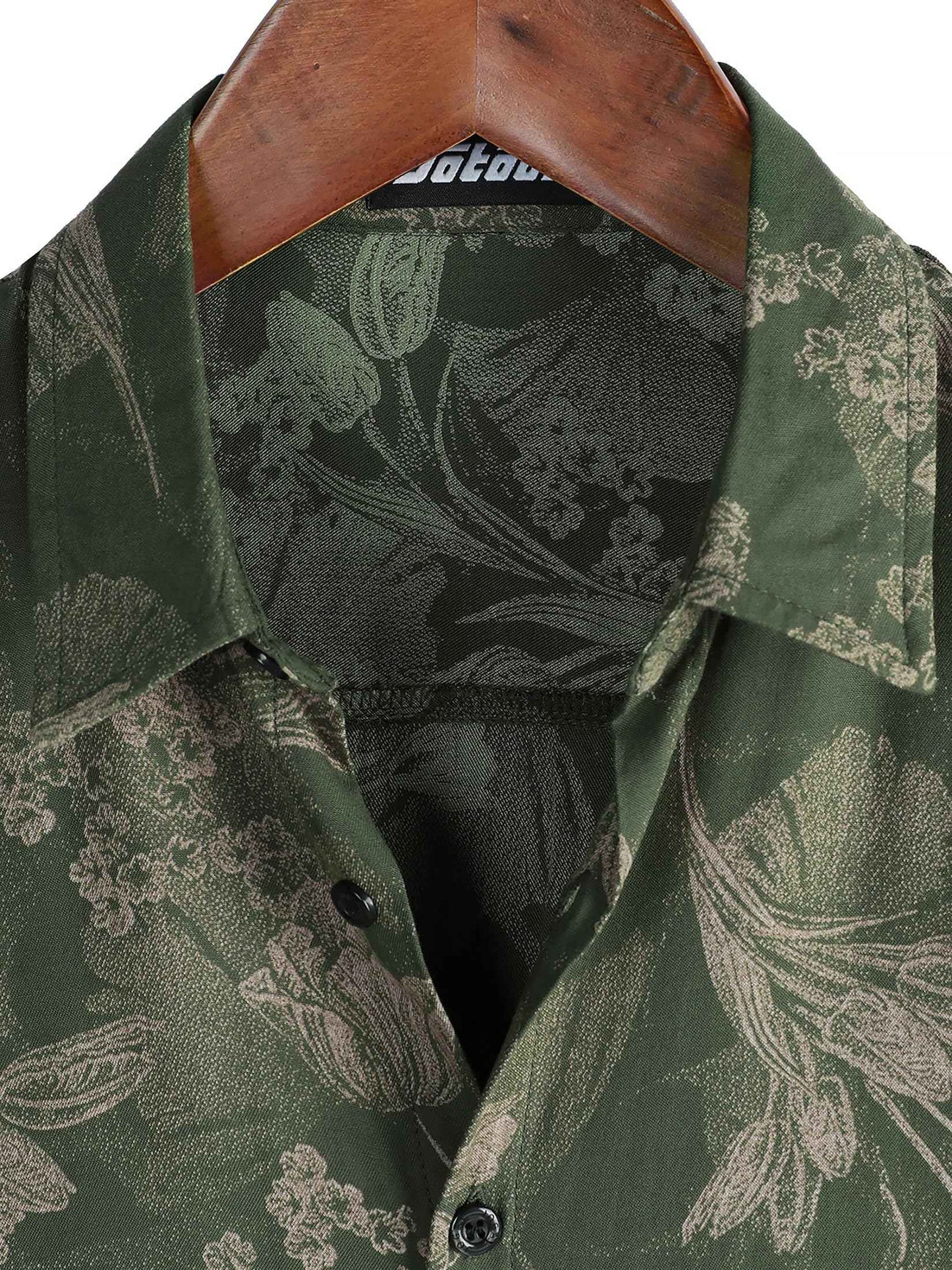 JOTOOK Mens Hawaiian Shirt Short Sleeve Button Down Tropical Shirts Casual Floral Summer Beach Shirt
