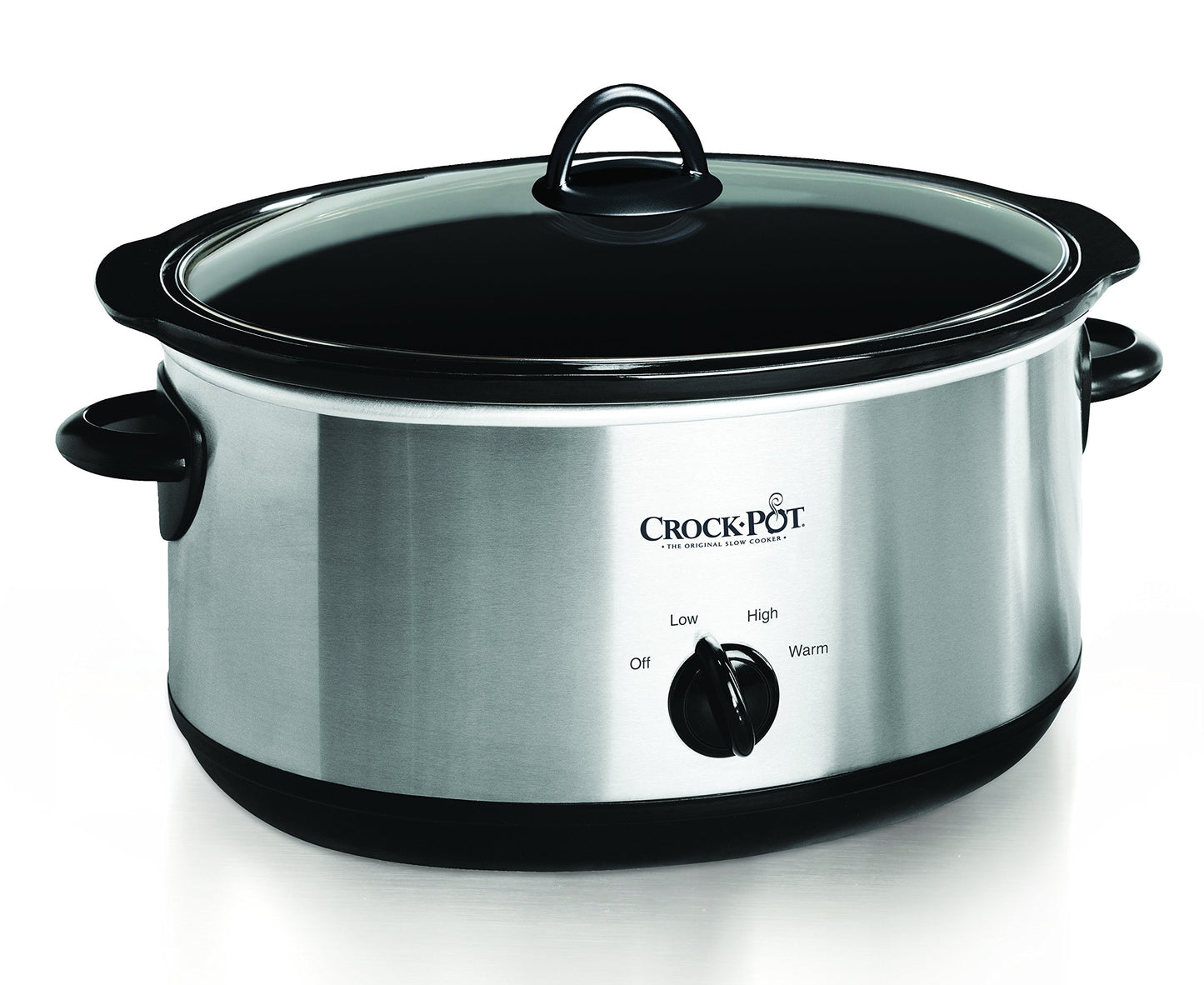 Crock-Pot Small 2.5 Quart Casserole Slow Cooker in White/Blue, Enjoy Eye-Catching Quick Meals, Durable and Compact