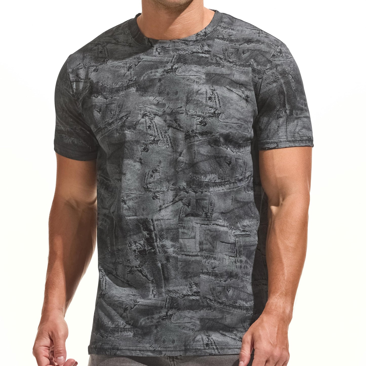 KLIEGOU Mens Hipster Hiphop Tees - Fashion Print T-Shirts