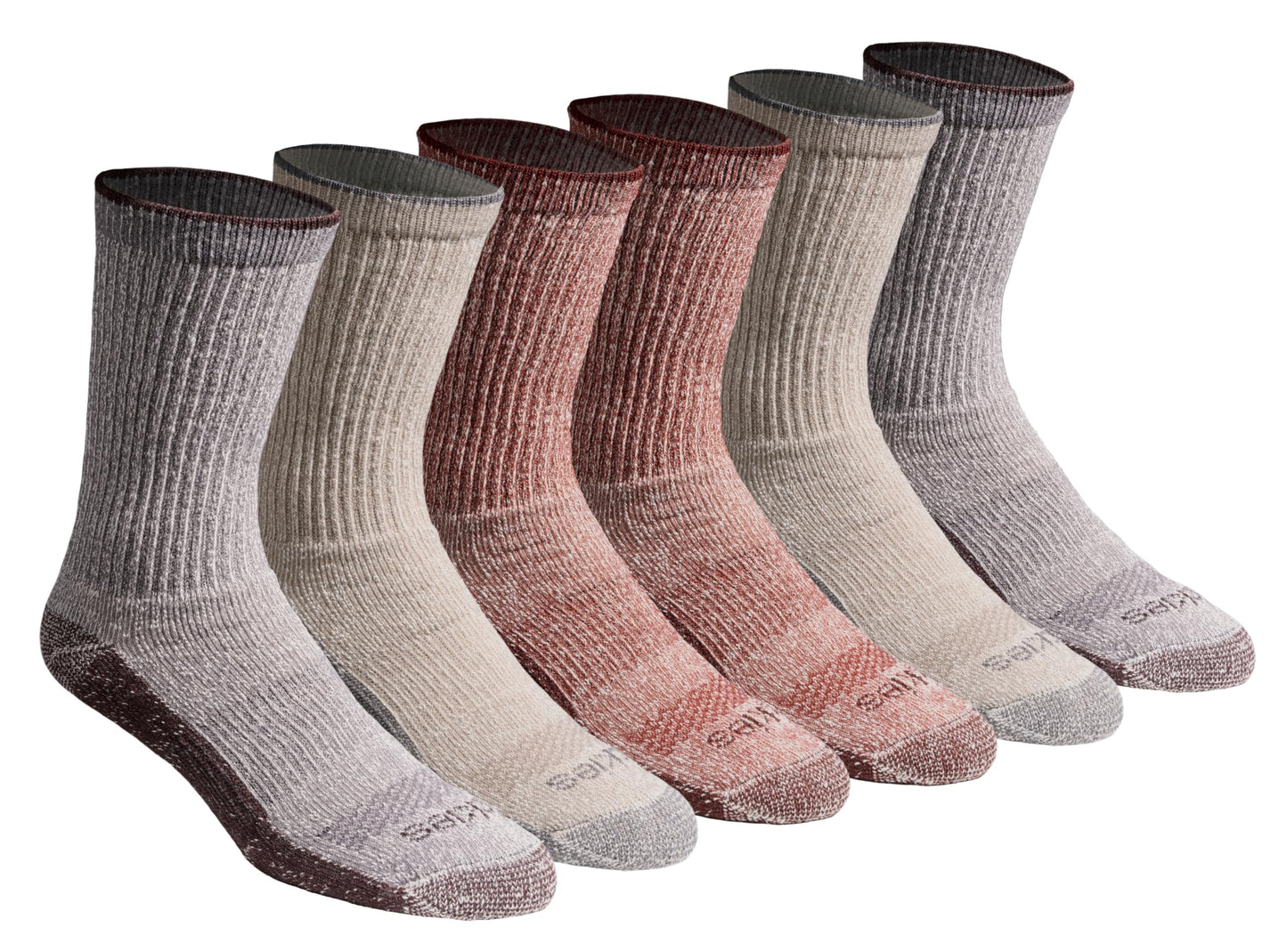 Dickies Men's Dri-Tech Essential Moisture Control Crew Socks, Available in M-XXL (6, 12 Pairs)