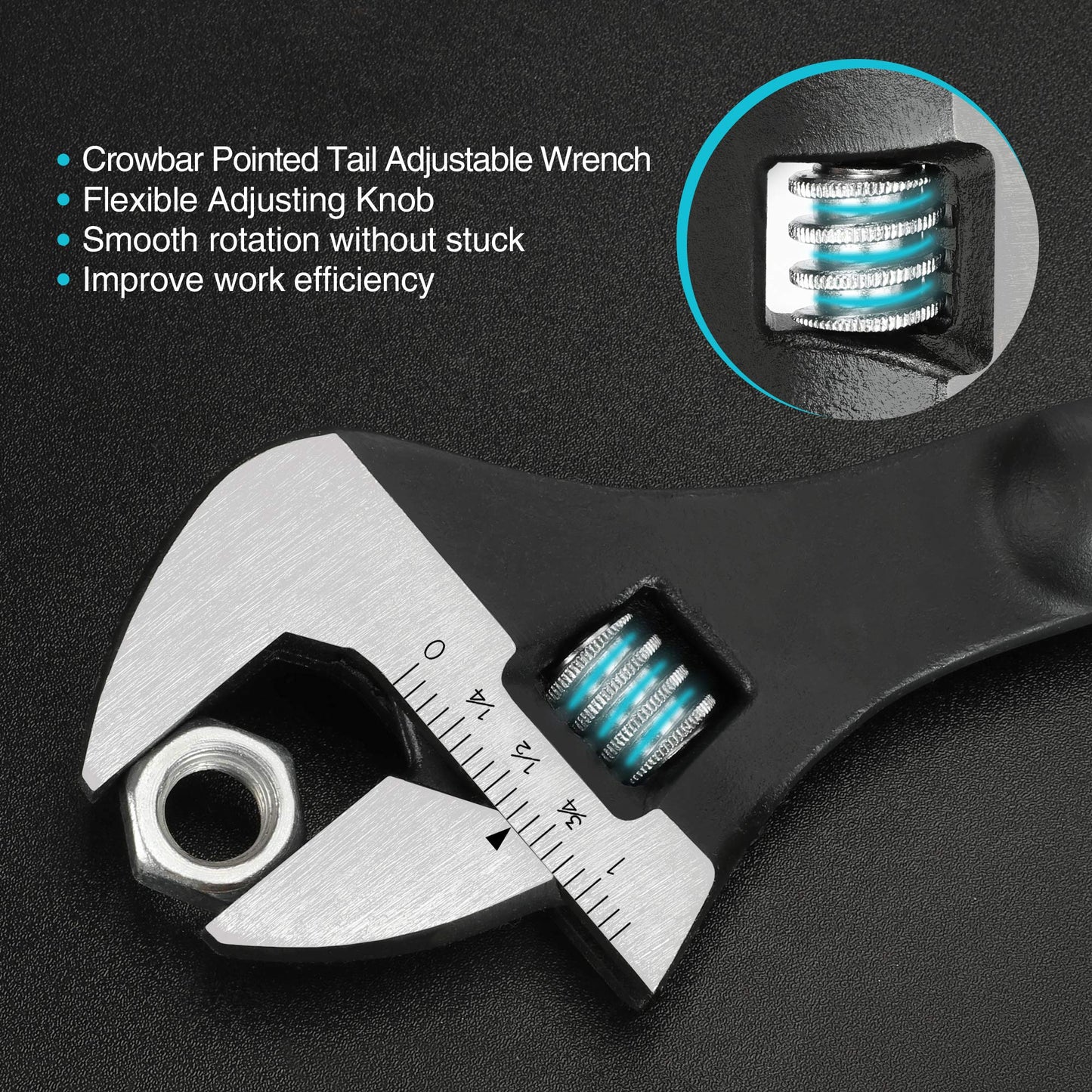 DURATECH Adjustable Construction Spud Wrench