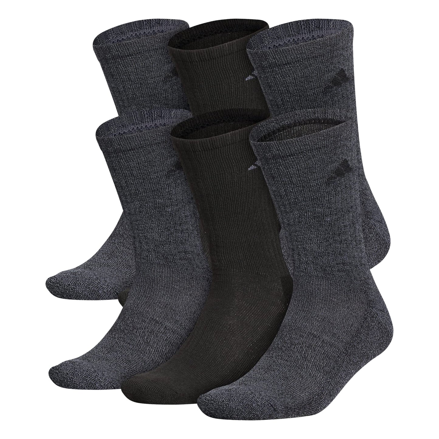 adidas Men's Athletic Cushioned Crew Socks (6 Pairs) Durable & Comfortable